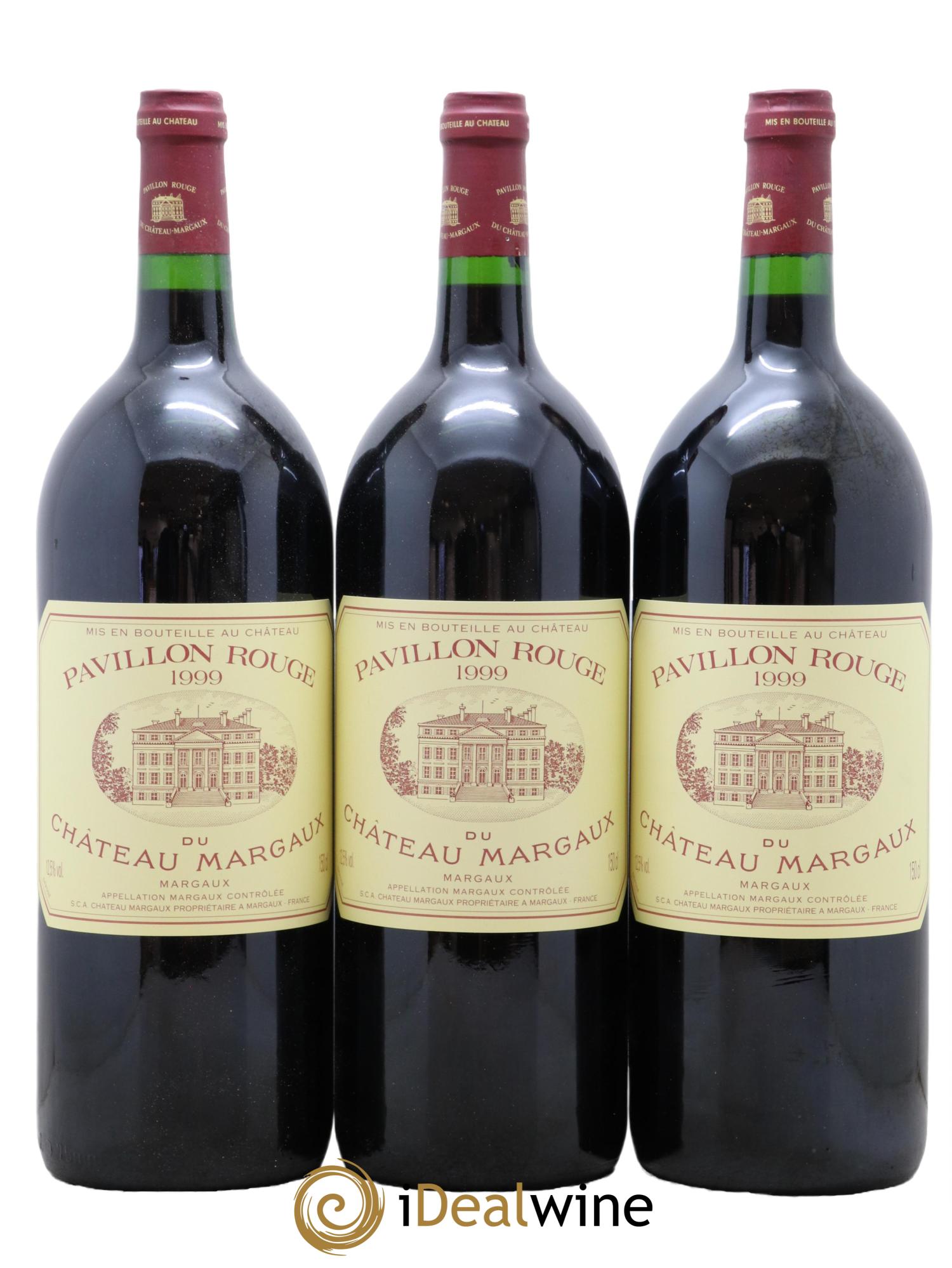 Pavillon Rouge du Château Margaux Second Vin  1999 - Posten von 6 Magnum - 2