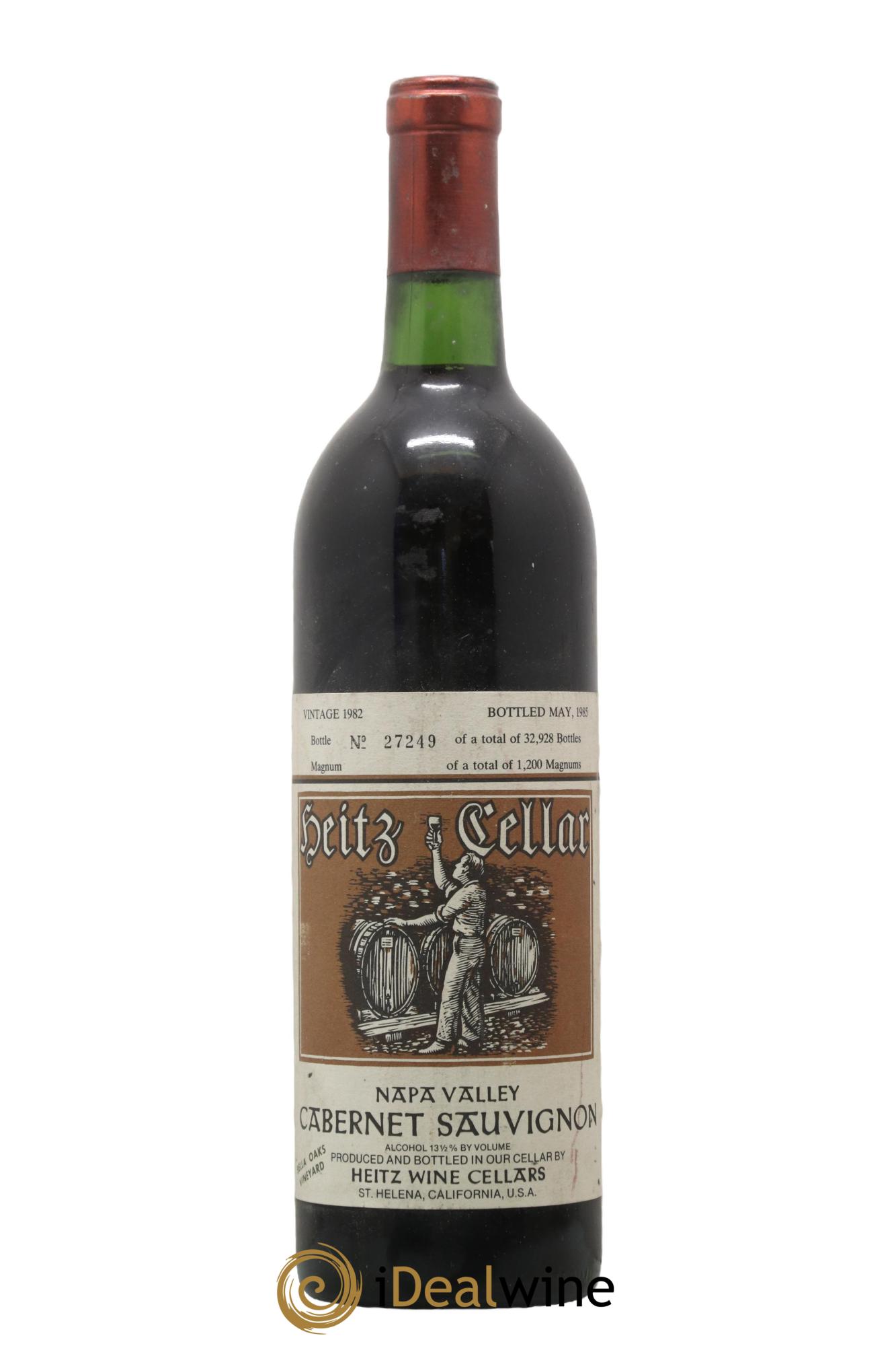 USA Bella Oask Cabernet Sauvignon Heitz Cellar 1982 - Lotto di 1 bottiglia - 0