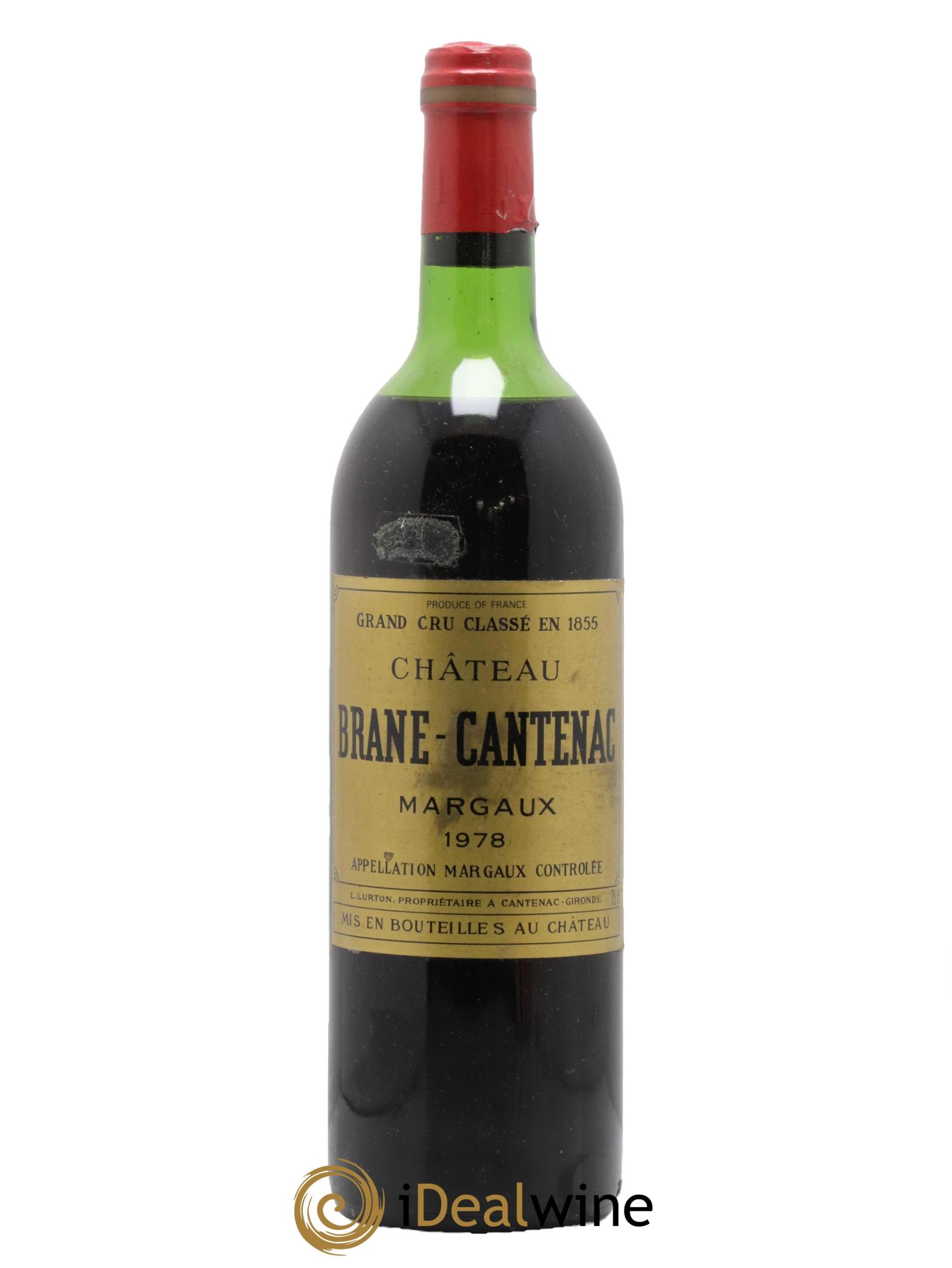 Château Brane Cantenac 2ème Grand Cru Classé 1978 - Lot of 1 bottle - 0