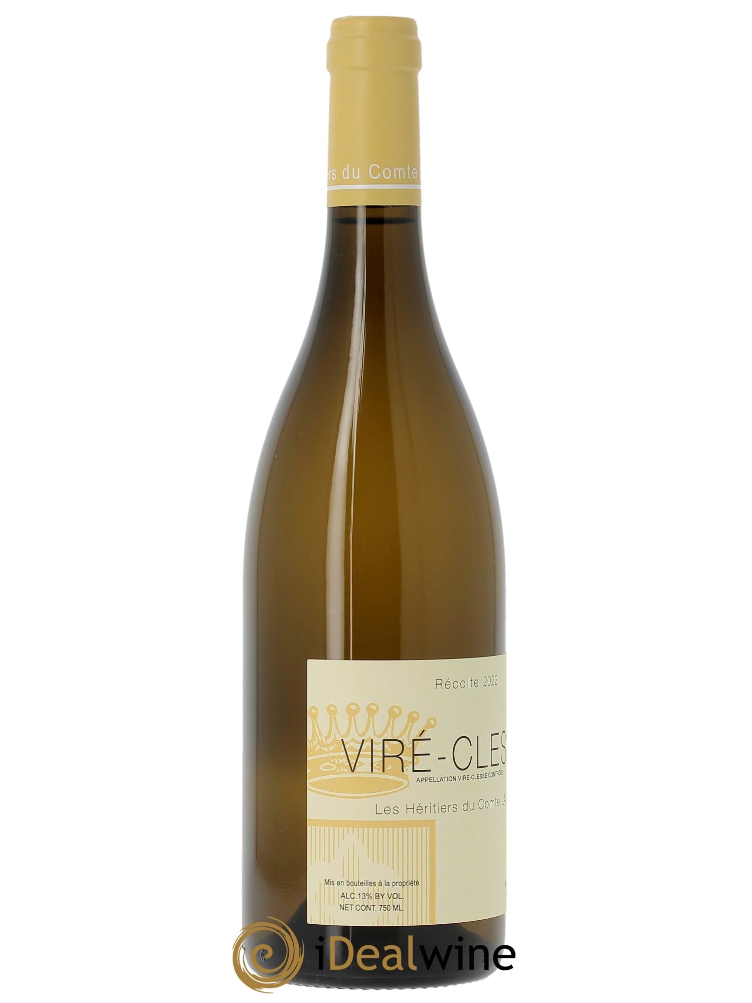 Viré-Clessé Héritiers du Comte Lafon (Domaine des)   2022 - Lot de 1 bouteille - 1