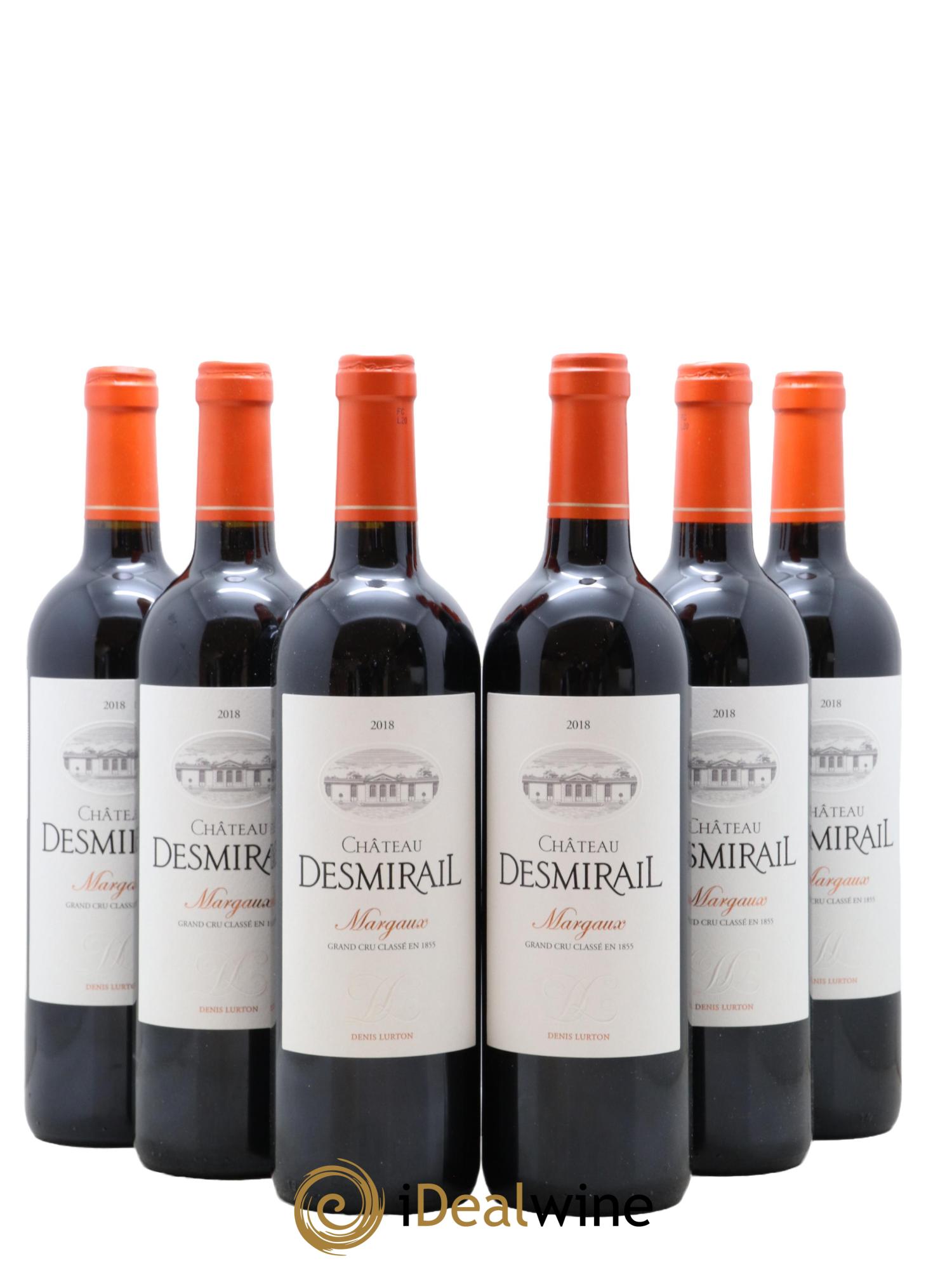 Château Desmirail 3ème Grand Cru Classé  2018 - Lotto di 6 bottiglie - 0