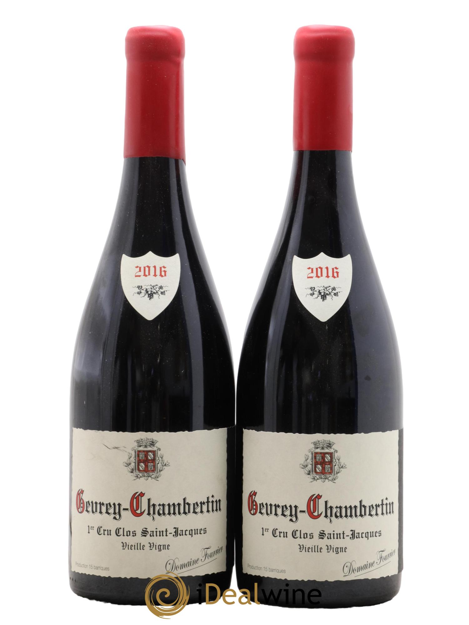 Gevrey-Chambertin 1er Cru Clos Saint-Jacques Vieille Vigne Fourrier (Domaine)  2016 - Lot de 2 bouteilles - 0