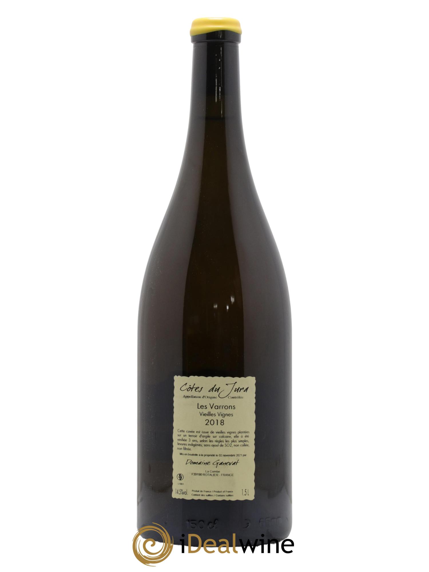 Côtes du Jura Les Varrons Vieilles Vignes Jean-François Ganevat (Domaine) 2018 - Posten von 1 Magnum - 1