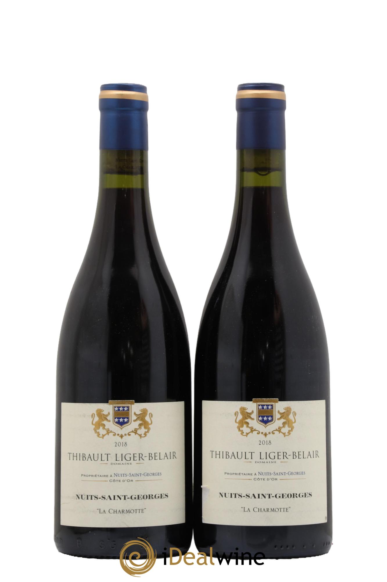 Nuits Saint-Georges La Charmotte Thibault Liger-Belair 2018 - Lot of 2 bottles - 0