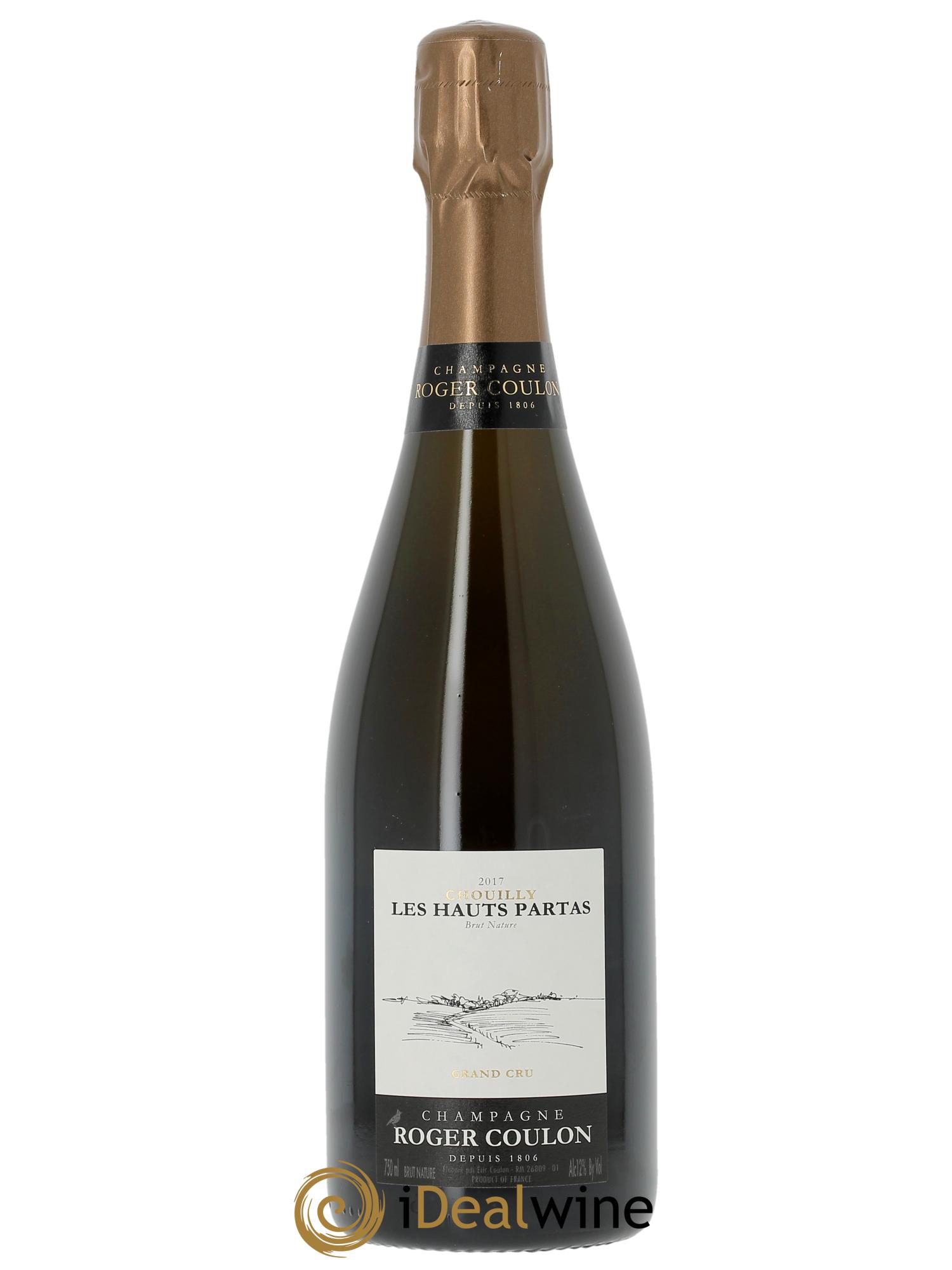 Les Haut Partas Blanc de Blancs Extra Brut Roger Coulon  2017 - Posten von 1 Flasche - 0