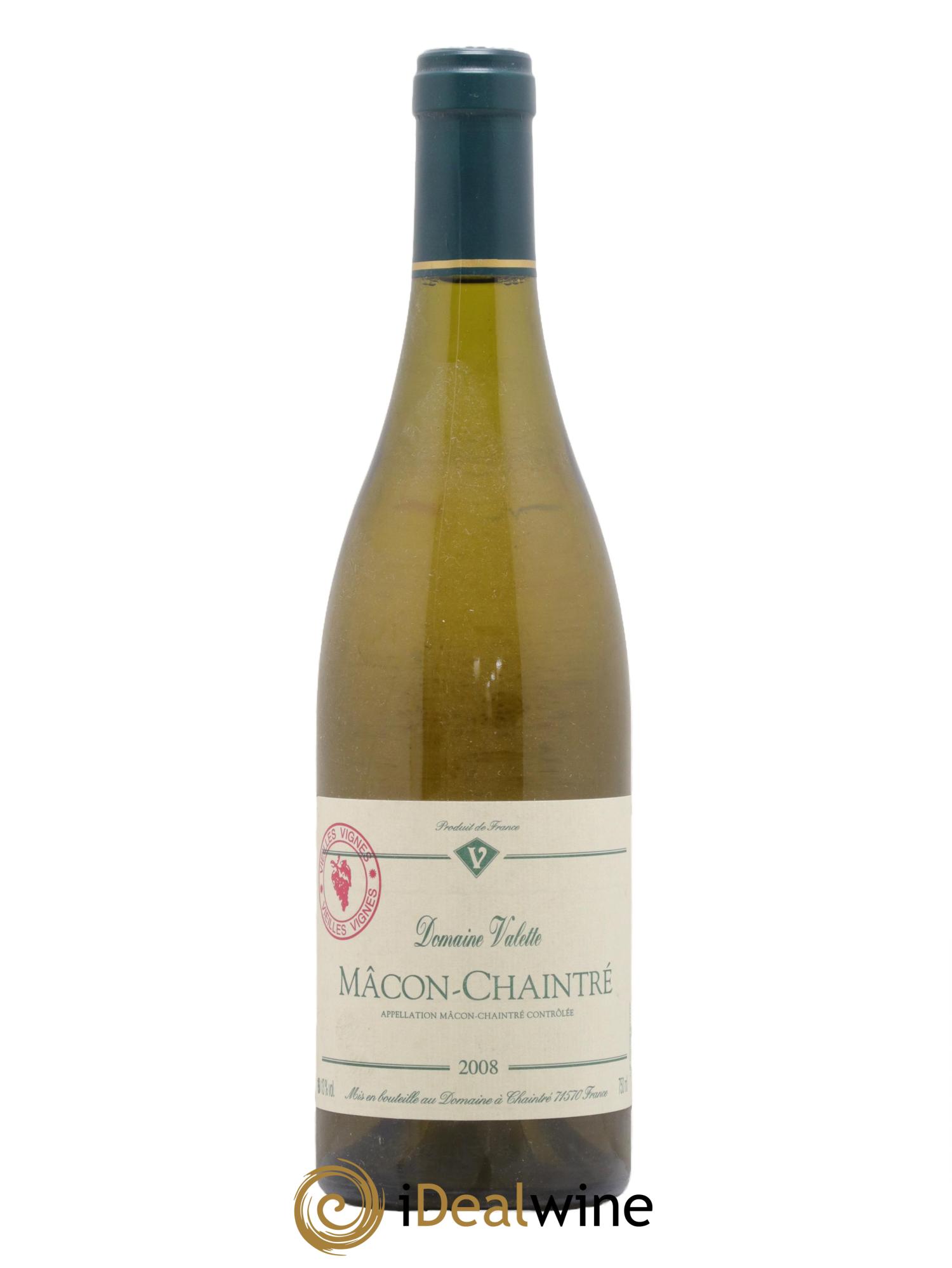 Mâcon Chaintré  Vieilles Vignes Valette (Domaine) 2008 - Lot de 1 bouteille - 0