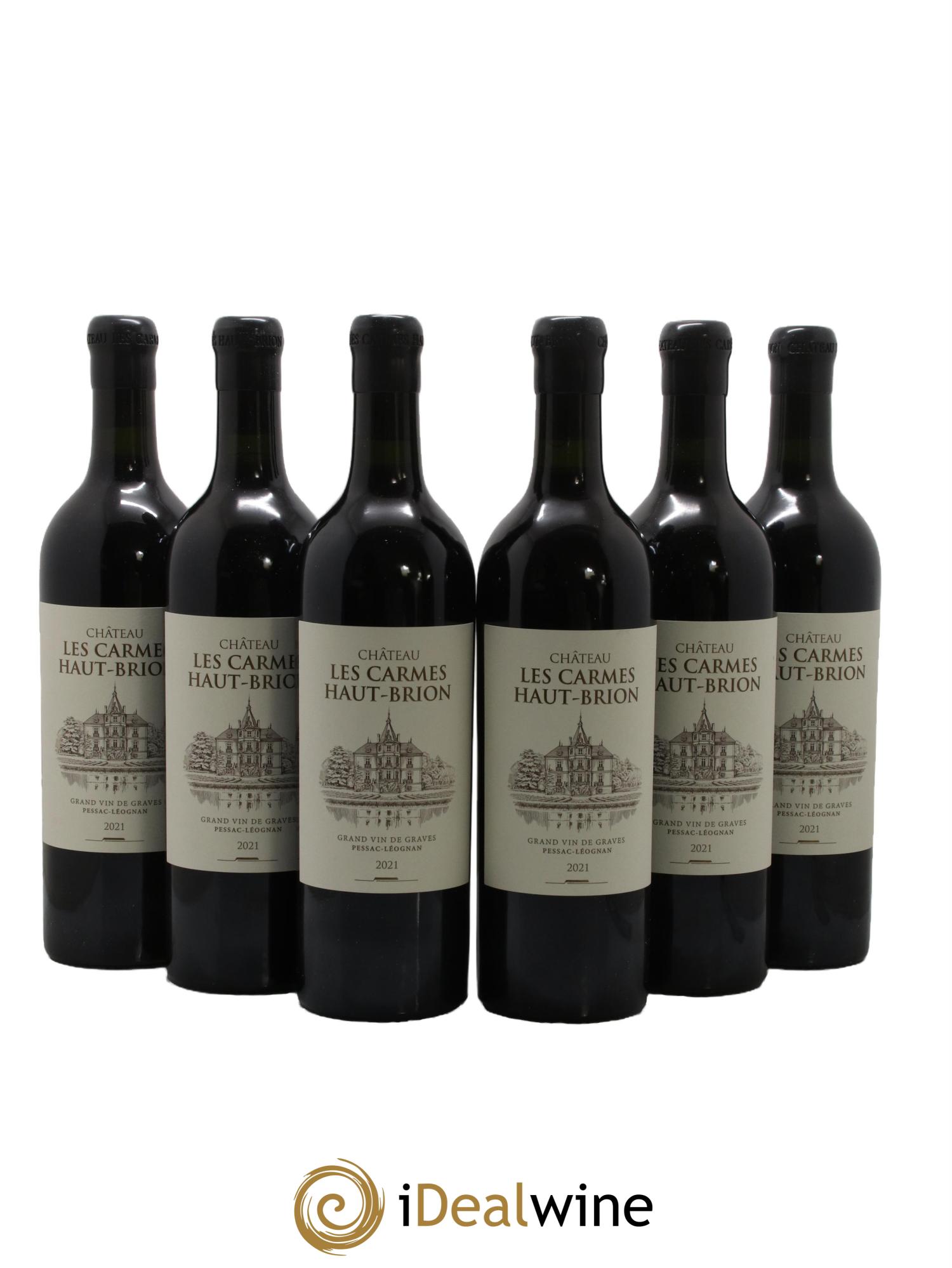 Château Les Carmes Haut-Brion 2021 - Lot de 6 bouteilles - 0