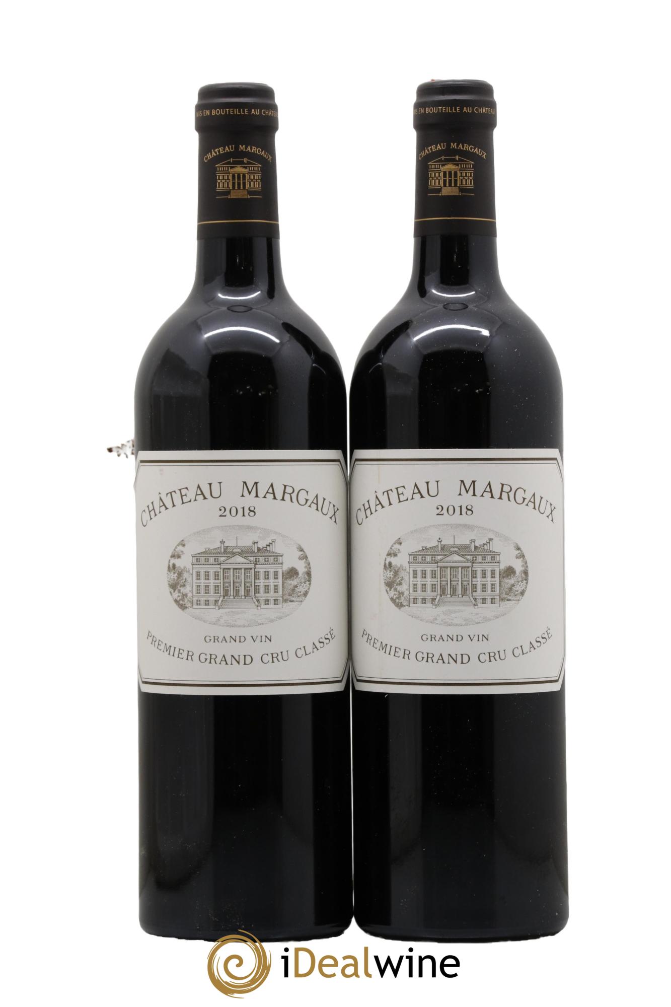 Château Margaux 1er Grand Cru Classé 2018 - Lot de 2 bouteilles - 0