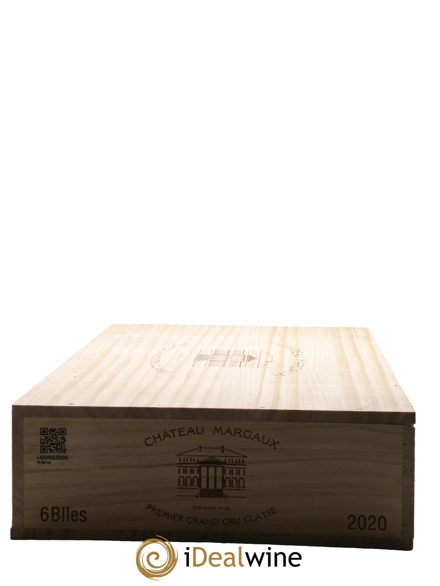 Château Margaux 1er Grand Cru Classé 2020 - Lot de 6 bouteilles - 6