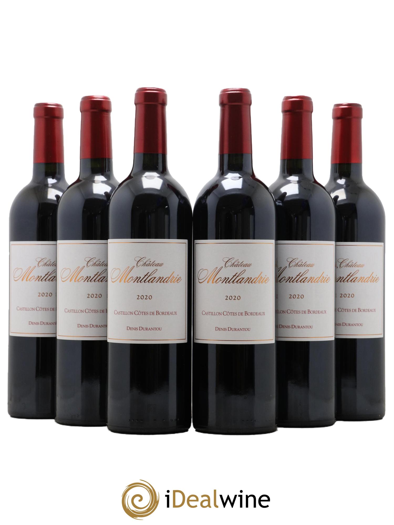 Castillon-Côtes-de-Bordeaux (Côtes-de-Castillon) Château Montlandrie 2020 - Lot de 6 bouteilles - 0