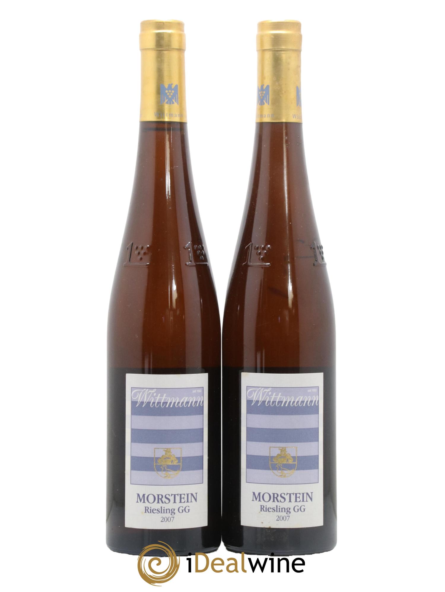 Allemagne Rheinhessen Westhofen Morstein Riesling GG Wittmann 2007 - Lot de 2 bouteilles - 0