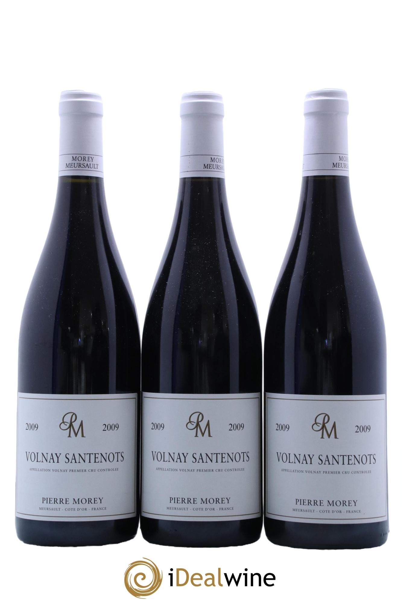 Volnay 1er Cru Les Santenots Pierre Morey (Domaine)  2009 - Lot de 3 bouteilles - 0