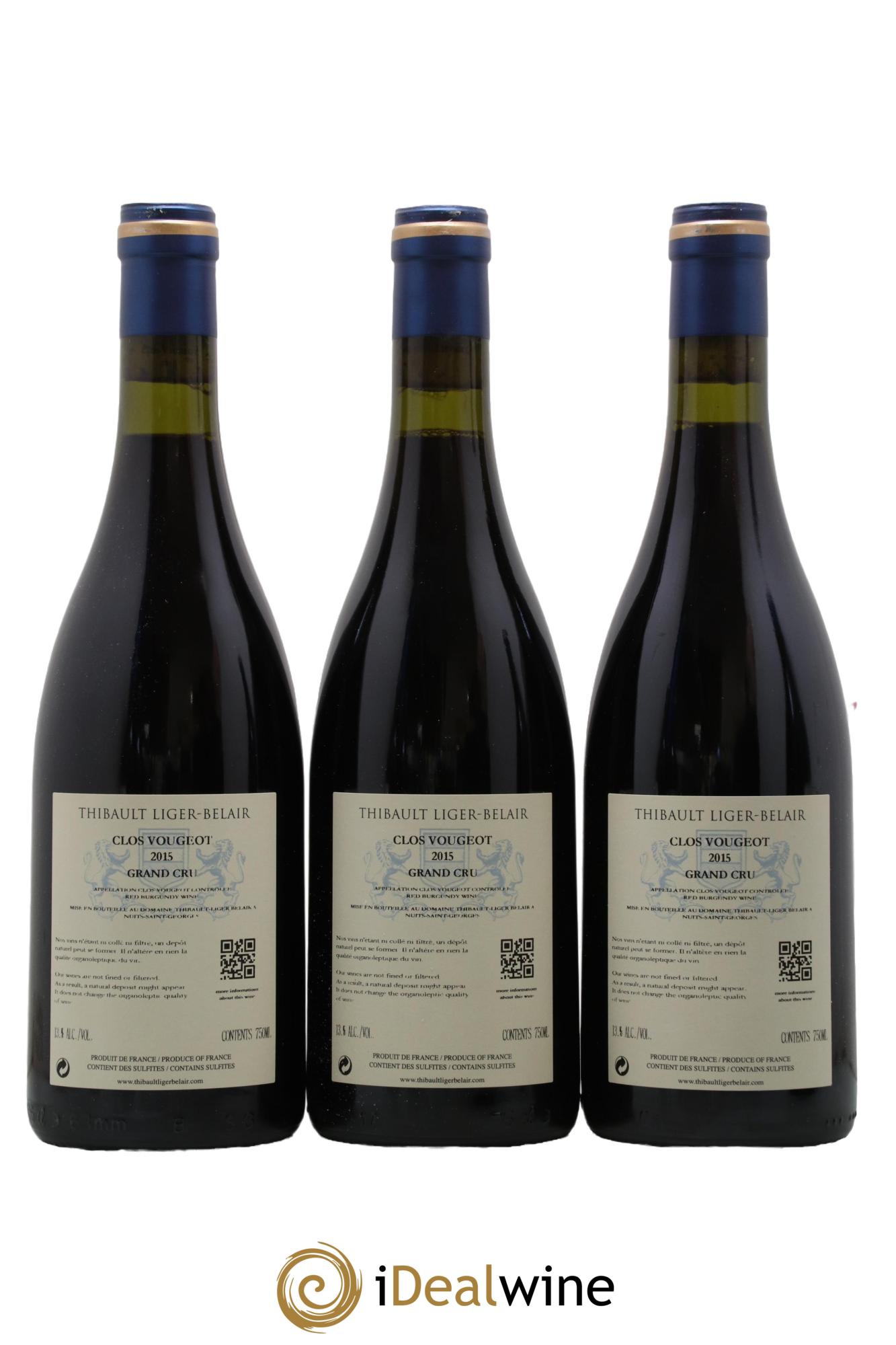 Clos de Vougeot Grand Cru Thibault Liger-Belair 2015 - Lotto di 6 bottiglie - 2