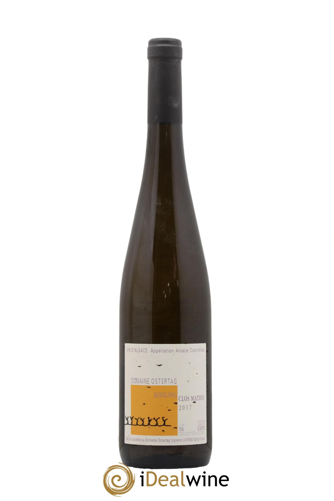 Alsace Riesling Clos Mathis Ostertag (Domaine) 2017 - Posten von 1 Flasche - 0