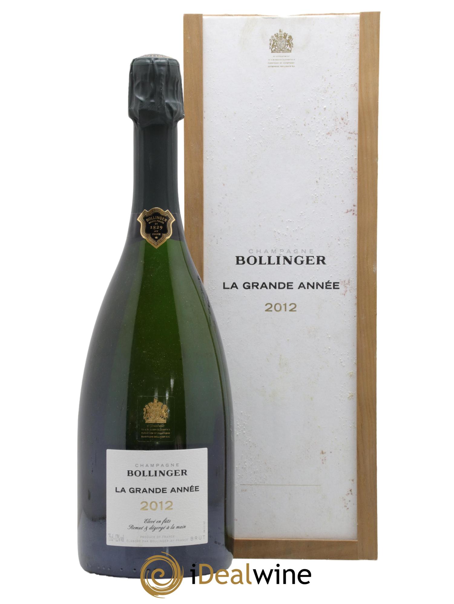 Grande Année Bollinger 2012 - Lot de 1 bouteille - 0