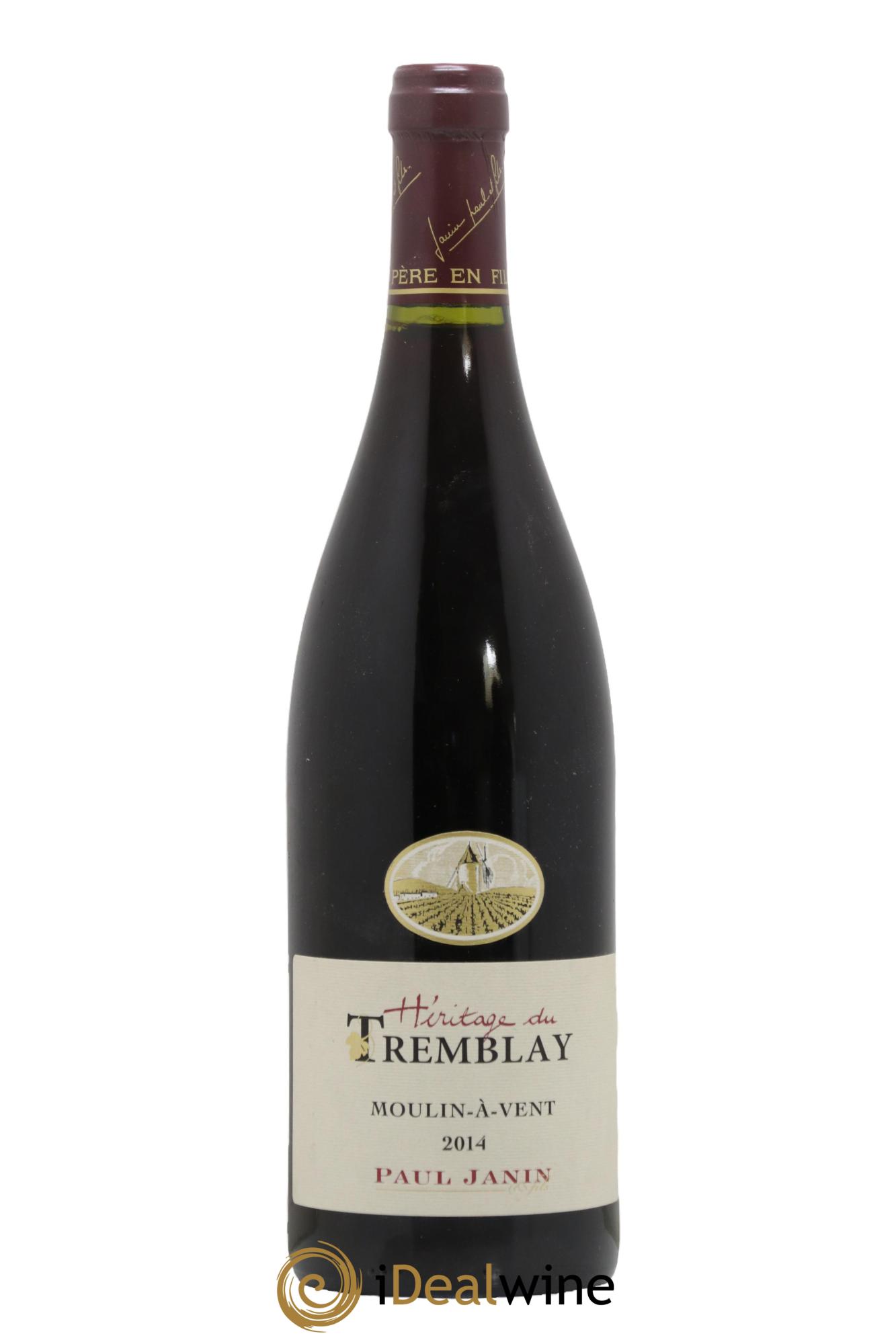 Moulin à Vent Clos du Tremblay Paul Janin (Domaine) 2014 - Lot de 1 bouteille - 0