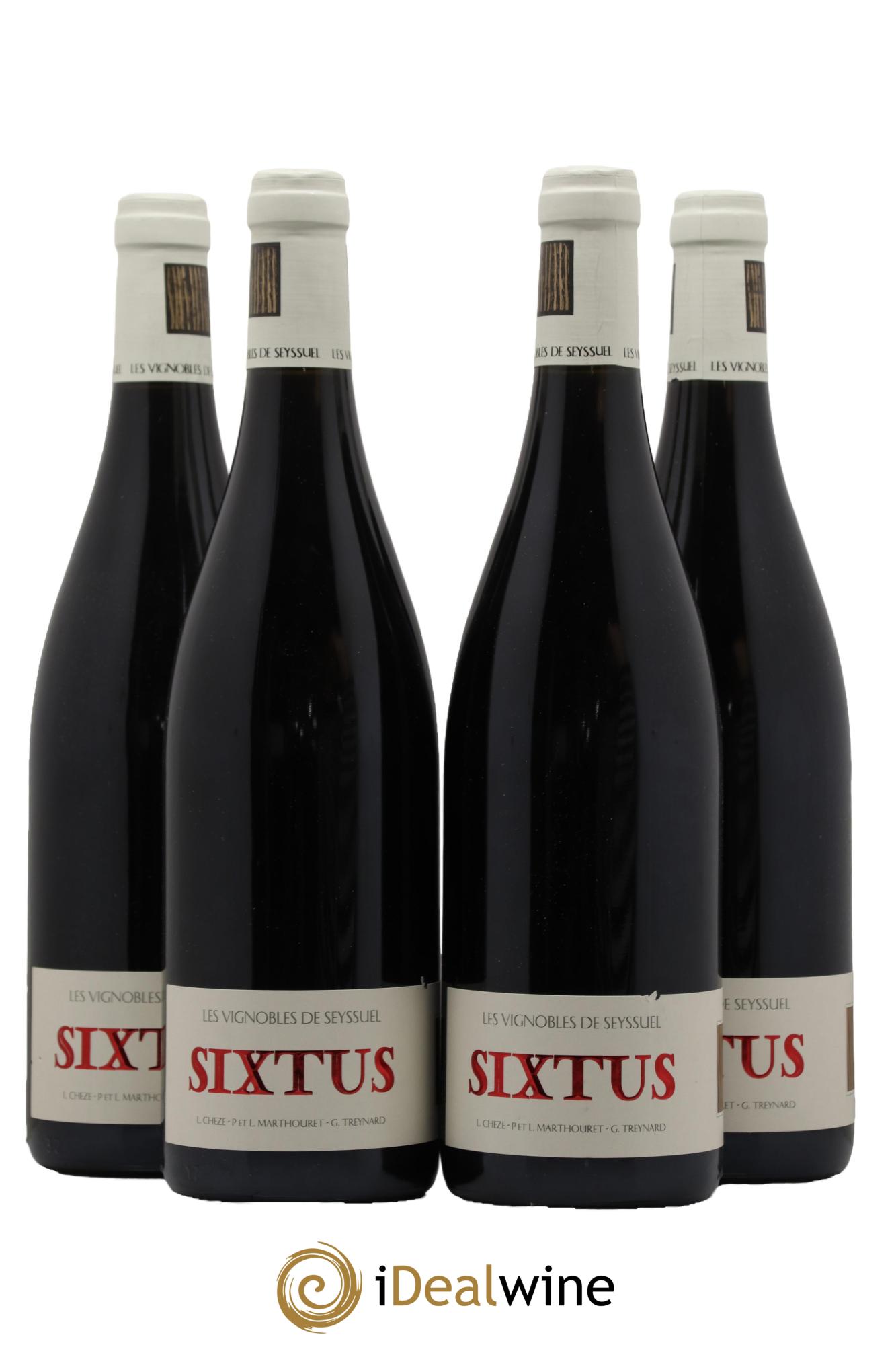 IGP Collines Rhodaniennes Sixtus Les Vignobles de Seyssuel - Louis Cheze (Domaine) 2015 - Lotto di 4 bottiglie - 0