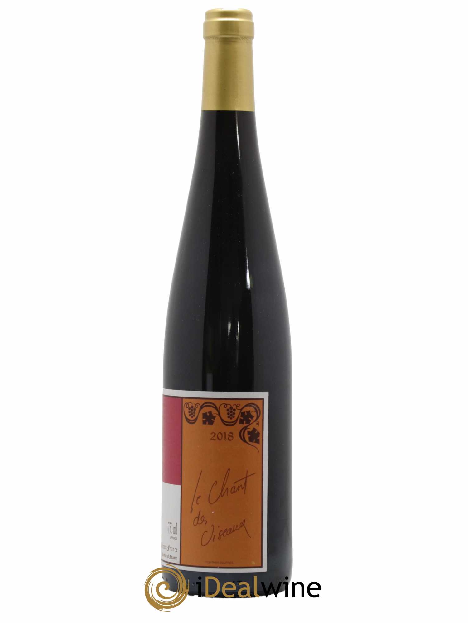 Alsace Pinot noir Le Chant des Oiseaux Gérard Schueller (Domaine)  2018 - Lot of 1 bottle - 1