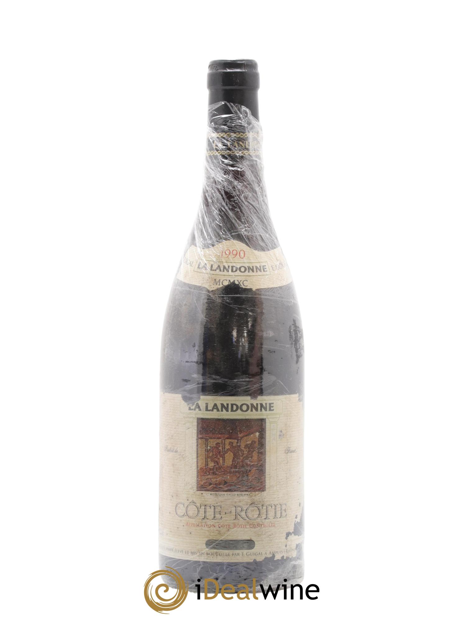 Côte-Rôtie La Landonne Guigal 1990 - Posten von 1 Flasche - 0