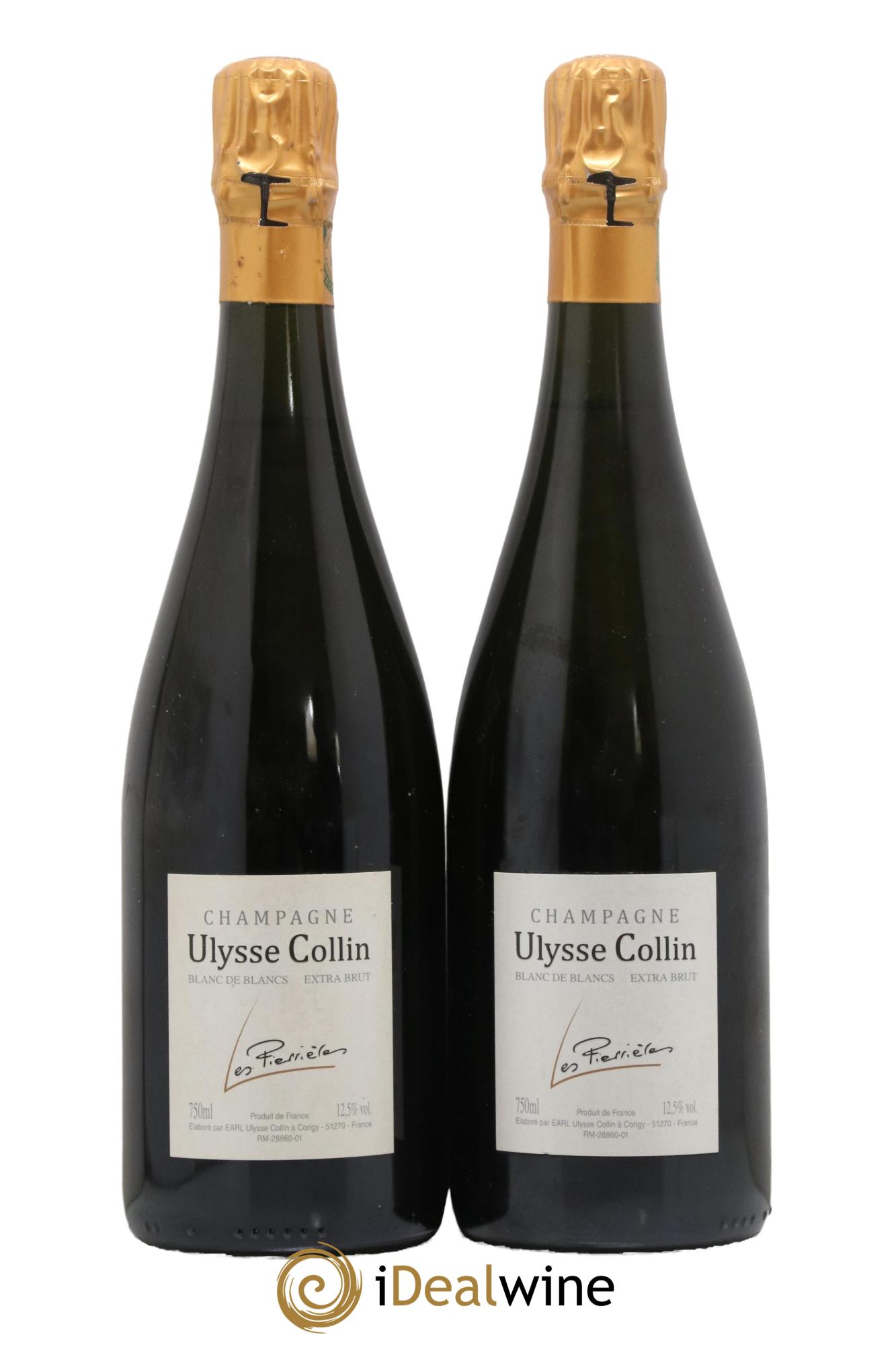 Blancs de Blancs Extra Brut Les Pierrières Ulysse Collin - Lot of 2 bottles - 0