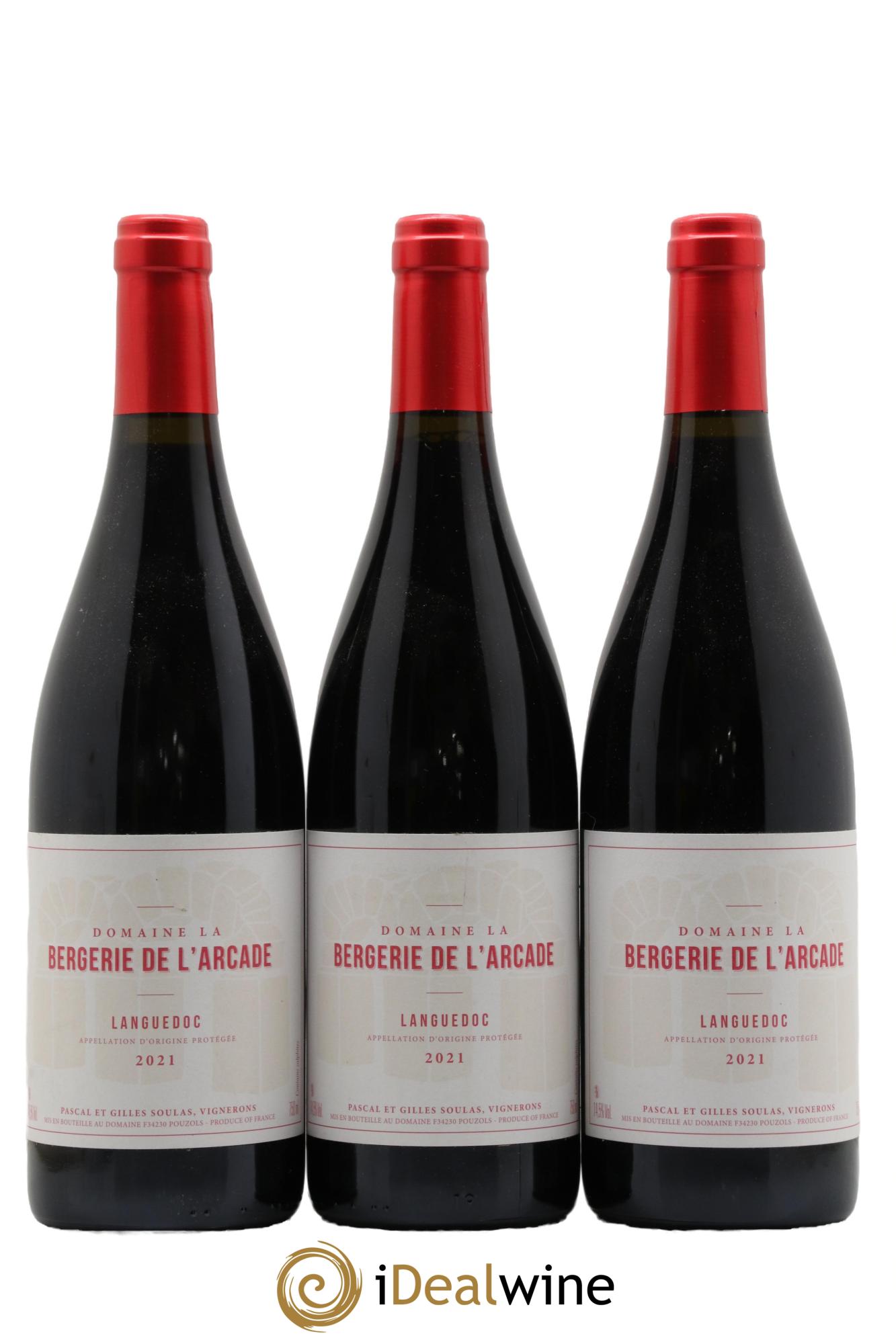 Languedoc La Bergerie de l'Arcade (Domaine) 2021 - Lot of 3 bottles - 0