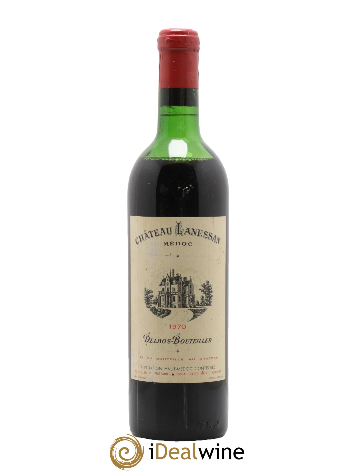 Château Lanessan Cru Bourgeois 1970 - Lot de 1 bouteille - 0