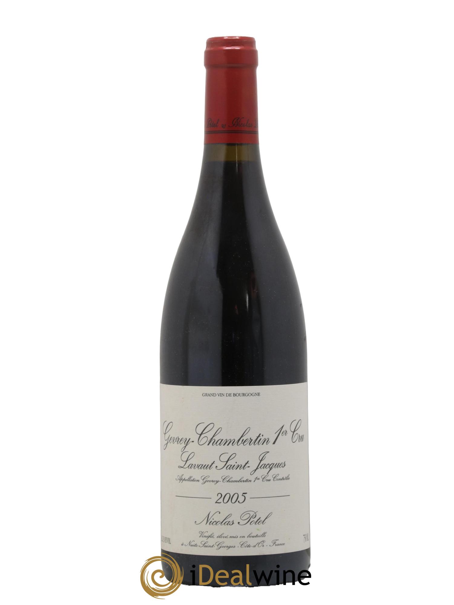 Gevrey-Chambertin 1er Cru Lavaux Saint-Jacques Nicolas Potel 2005 - Posten von 1 Flasche - 0