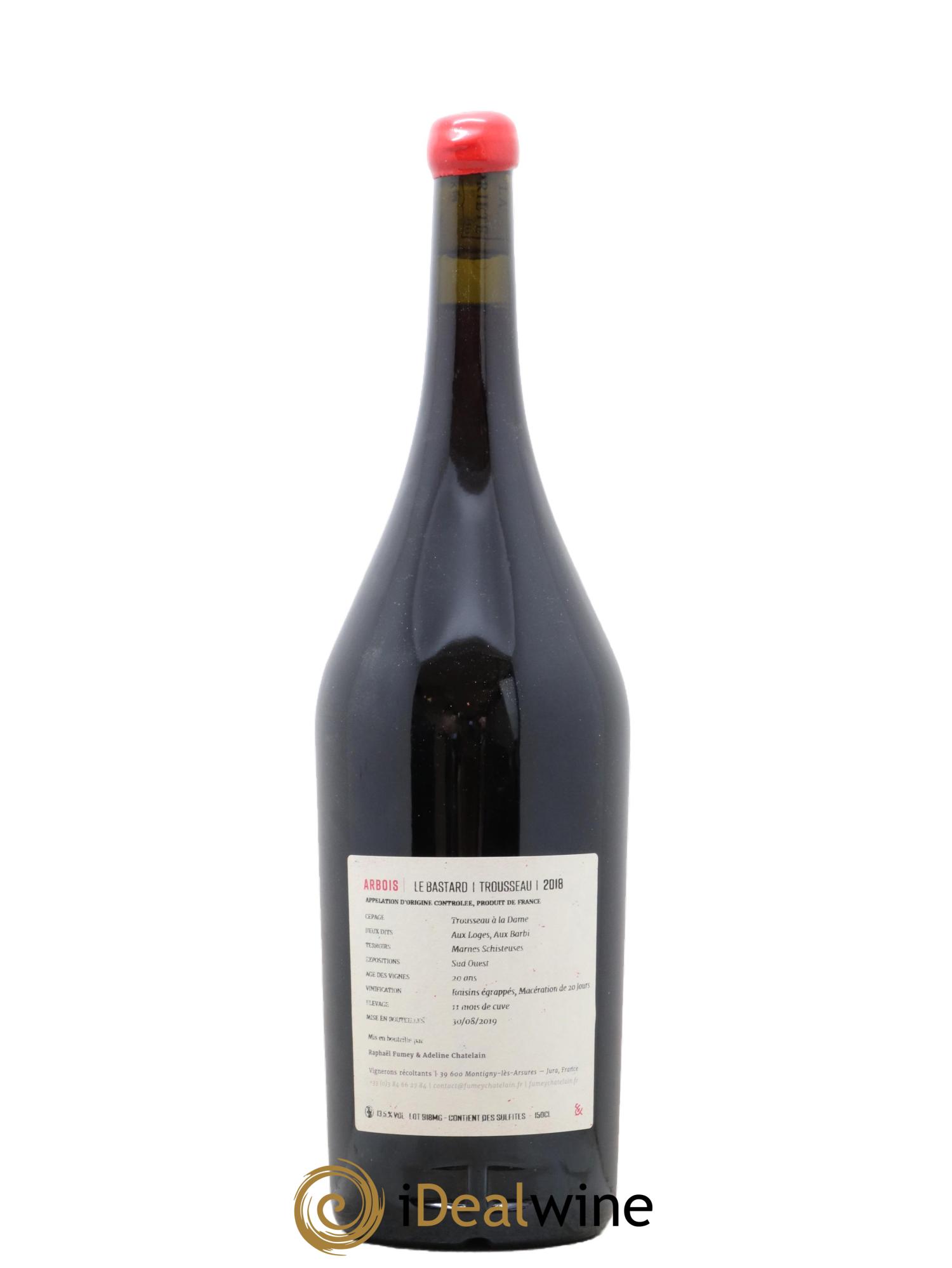 Arbois Trousseau Le Bastard Fumey-Chatelain 2018 - Lotto di 1 magnum - 1