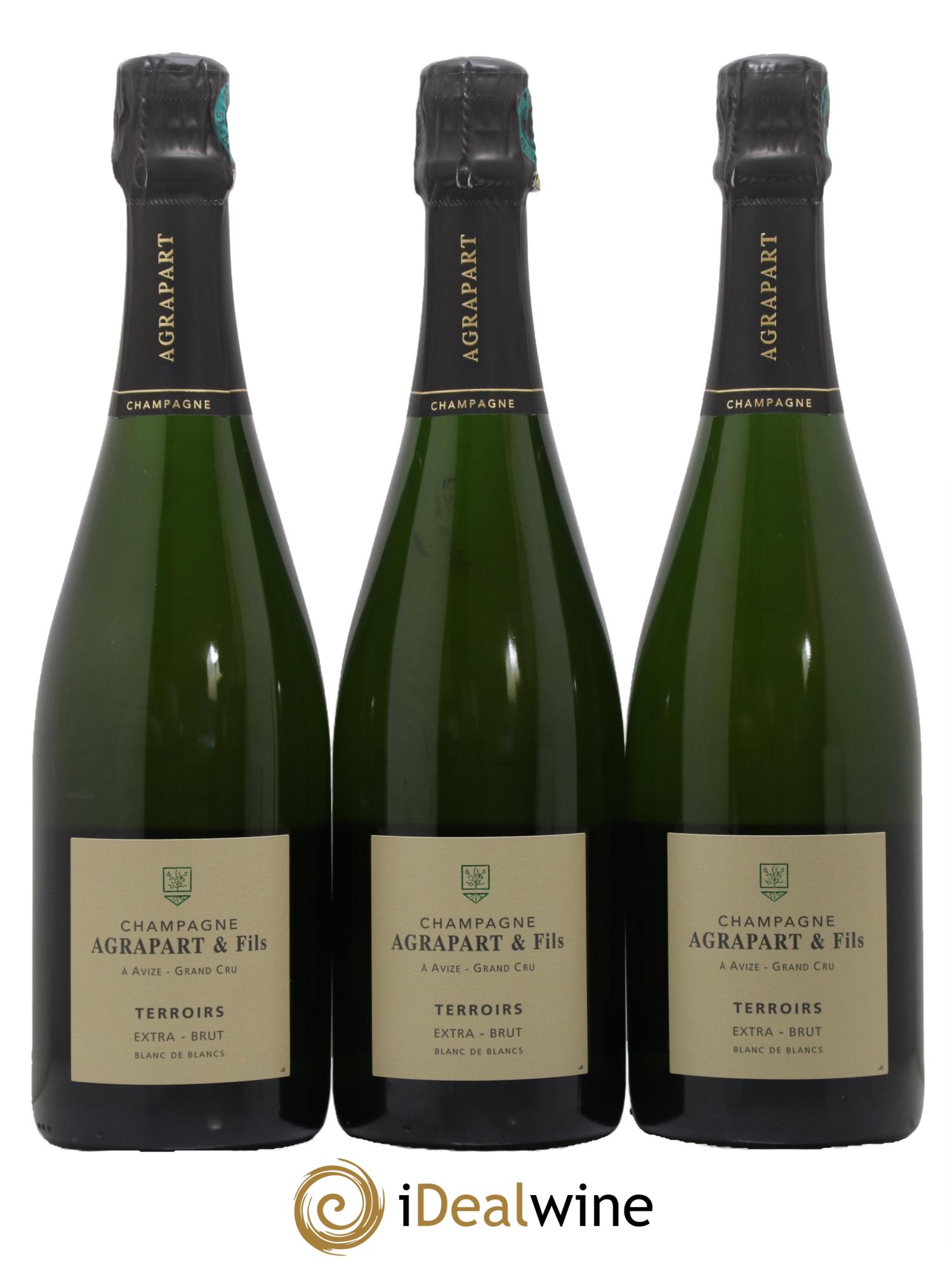 Terroirs Extra-Brut Blanc de blancs Agrapart & Fils - Lot de 3 bouteilles - 0