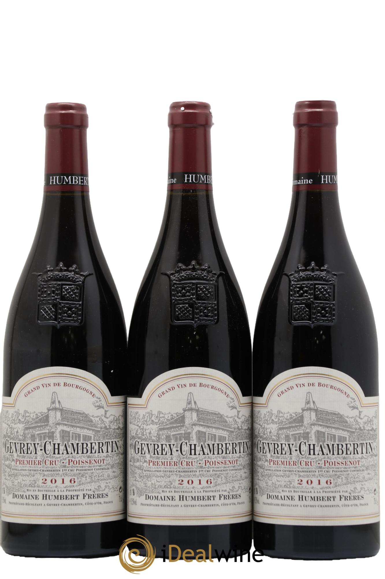 Gevrey-Chambertin 1er Cru Poissenot Humbert (Domaine) 2016 - Lotto di 3 bottiglie - 0