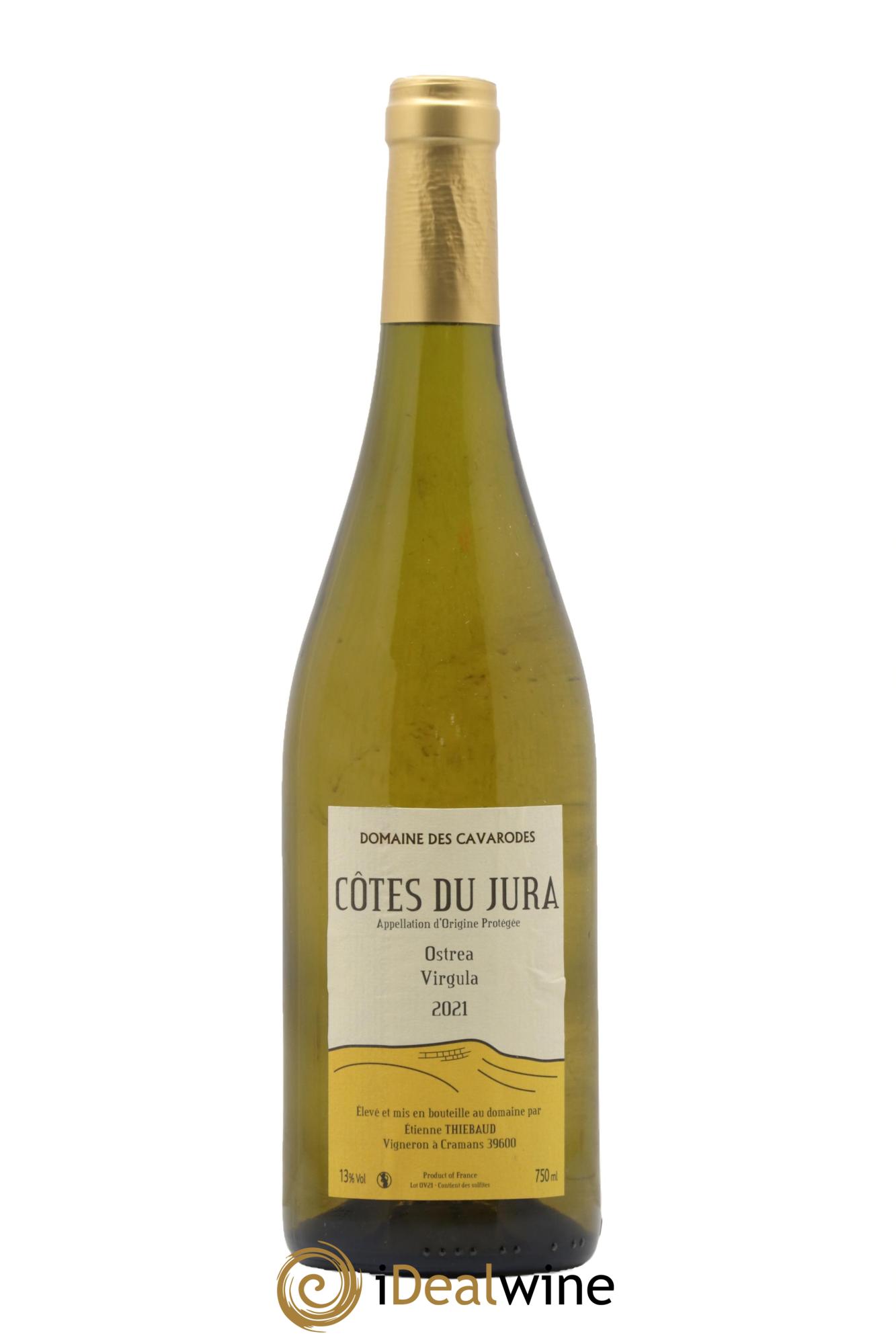 Côtes du Jura Ostrea Virgula Cavarodes (Domaine des) - Etienne Thiébaud 2021 - Lotto di 1 bottiglia - 0