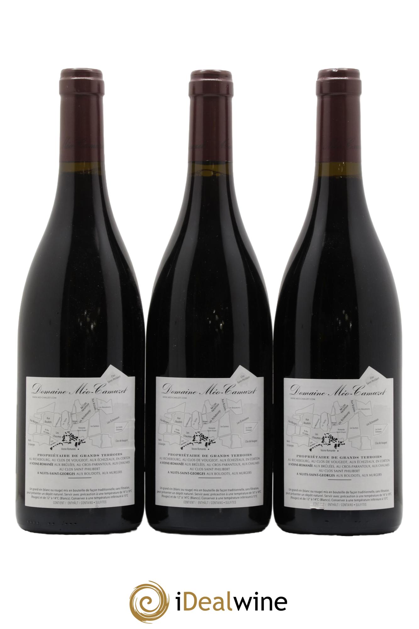 Vosne-Romanée 1er Cru Les Chaumes Méo-Camuzet (Domaine)  2014 - Lot of 3 bottles - 1