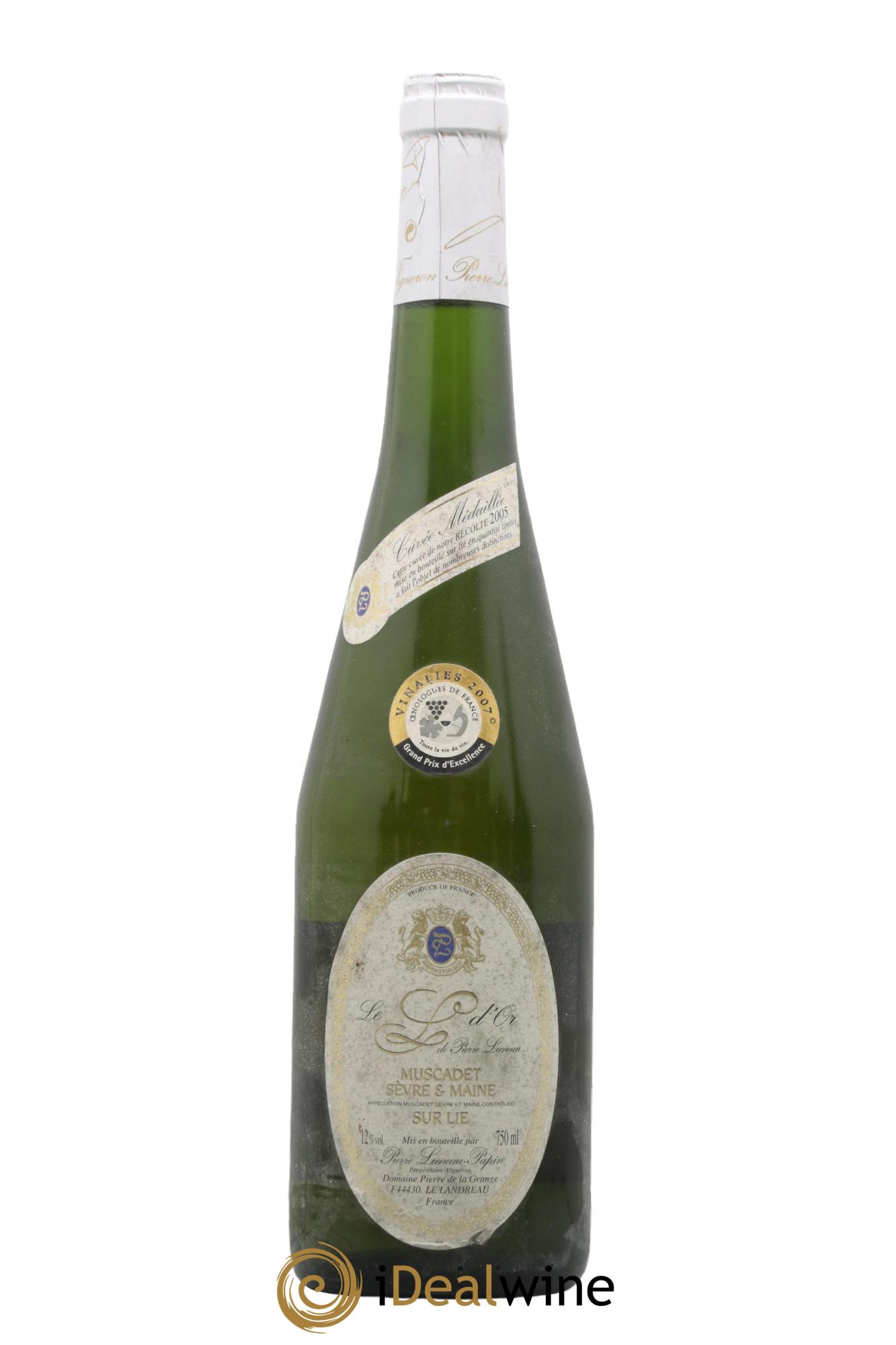 Muscadet-Sèvre-et-Maine L D'Or Luneau-Papin  2005 - Lot de 1 bouteille - 0