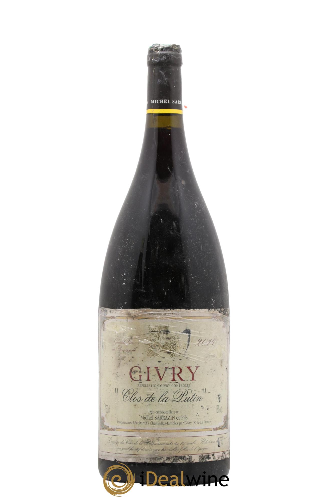 Givry Clos De La Putin Michel Sarrazin 2014 - Posten von 1 Magnum - 0