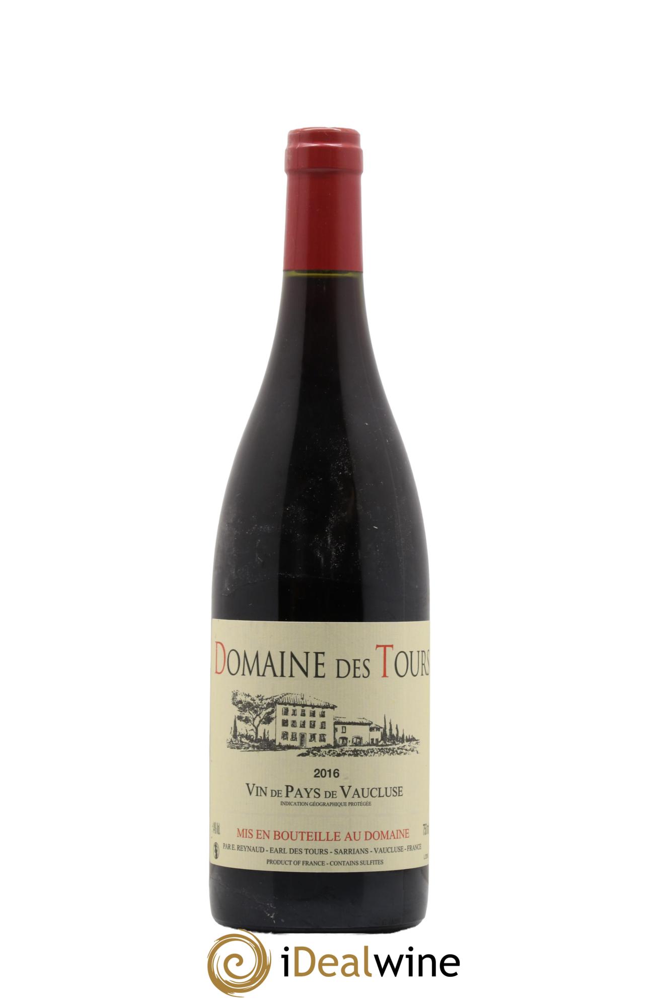 IGP Vaucluse (Vin de Pays de Vaucluse)  - Domaine des Tours Emmanuel Reynaud