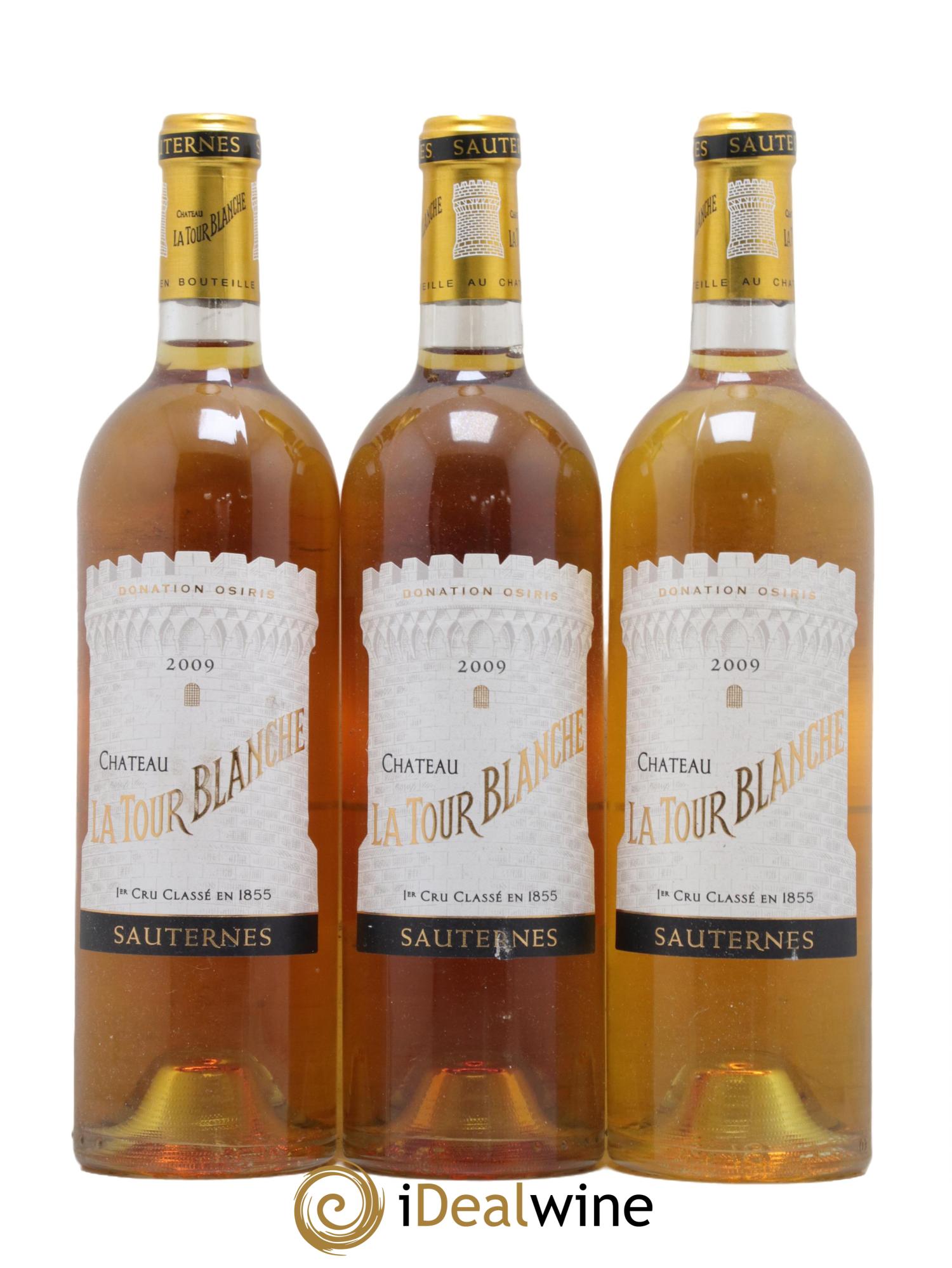 Château la Tour Blanche 1er Grand Cru Classé  2009 - Lot de 3 bouteilles - 0