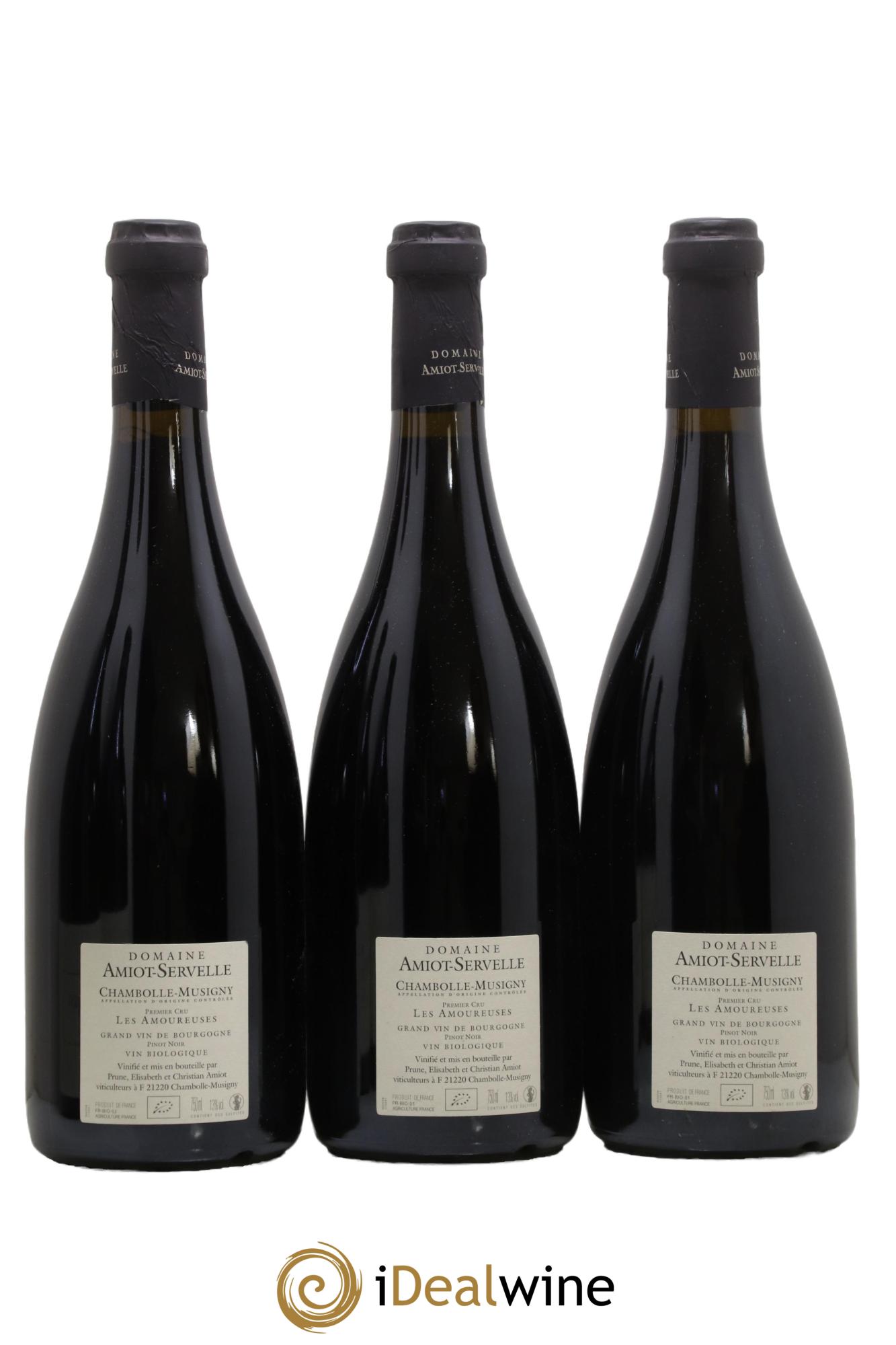 Chambolle-Musigny 1er Cru Les Amoureuses Amiot-Servelle 2012 - Lot de 3 bouteilles - 1