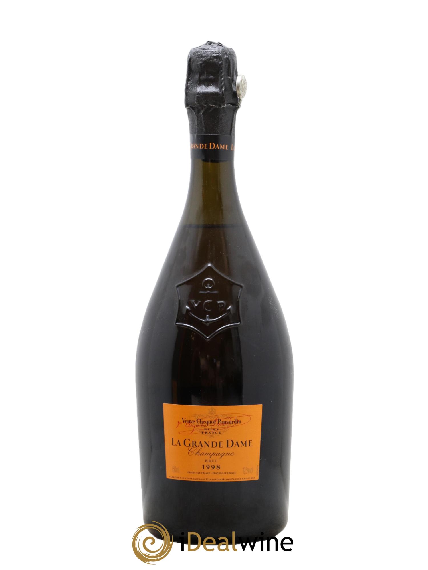 La Grande Dame Veuve Clicquot Ponsardin 1998 - Lot of 1 bottle - 1