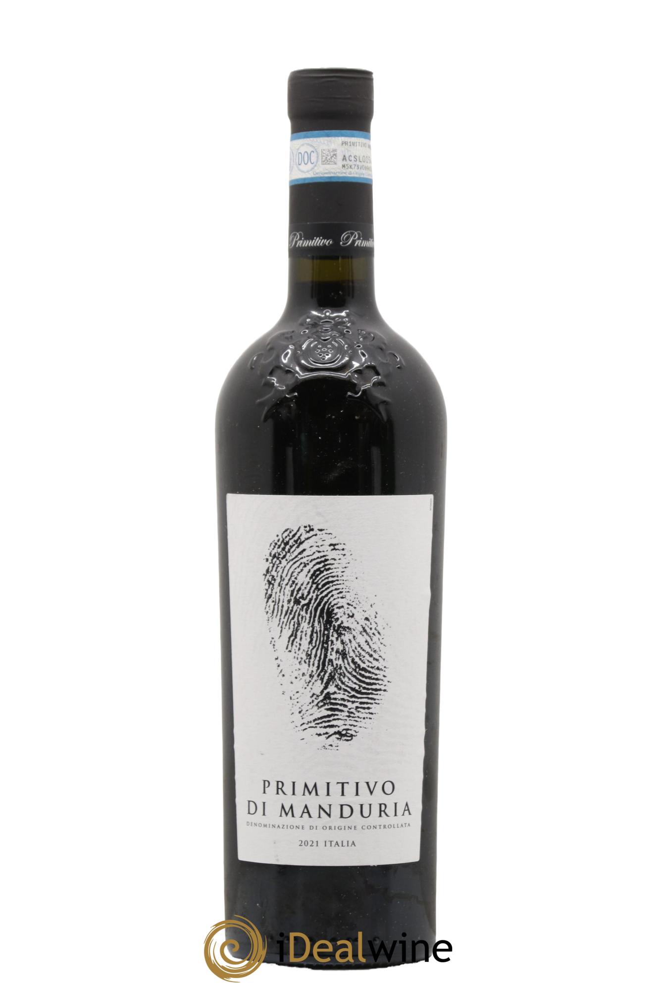 Italie Primitivo Di Manduria 2021 - Lot de 1 bouteille - 0