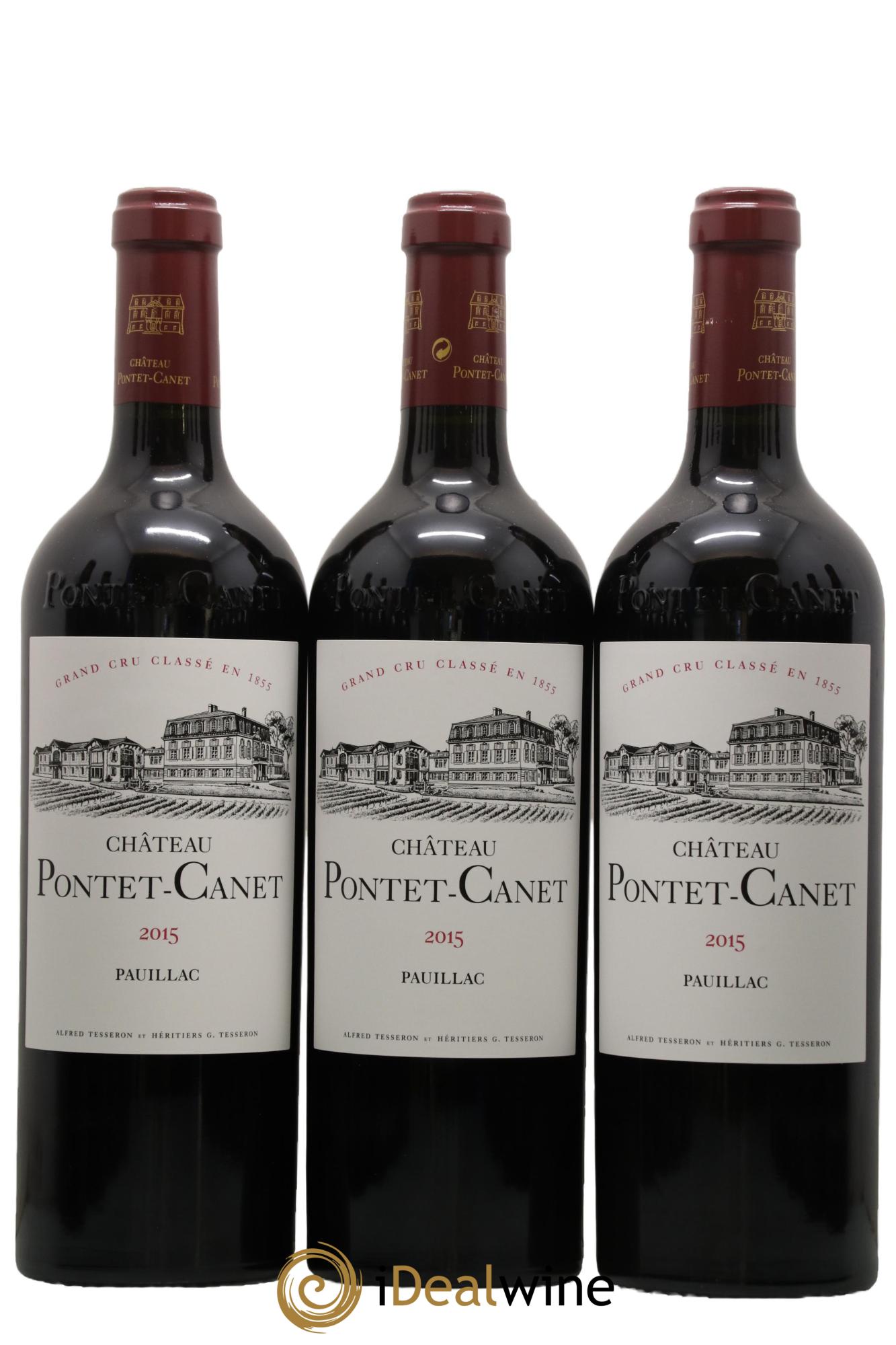 Château Pontet Canet 5ème Grand Cru Classé 2015 - Lotto di 12 bottiglie - 1