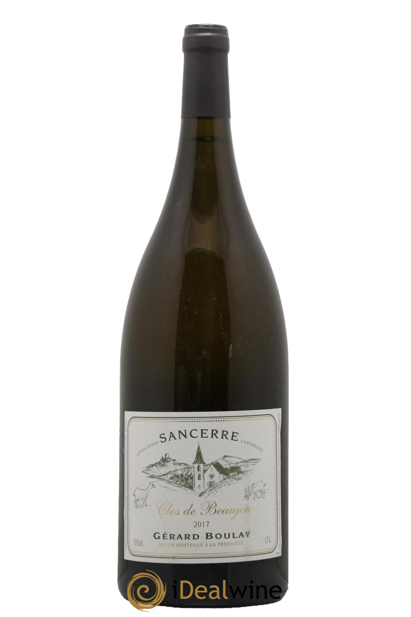 Sancerre Clos de Beaujeu Gérard Boulay 2017 - Lot of 1 magnum - 0