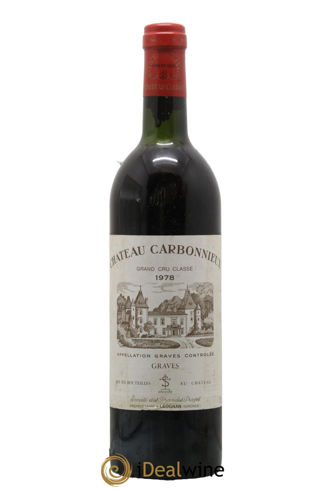 Château Carbonnieux Cru Classé de Graves 1978 - Posten von 1 Flasche - 0