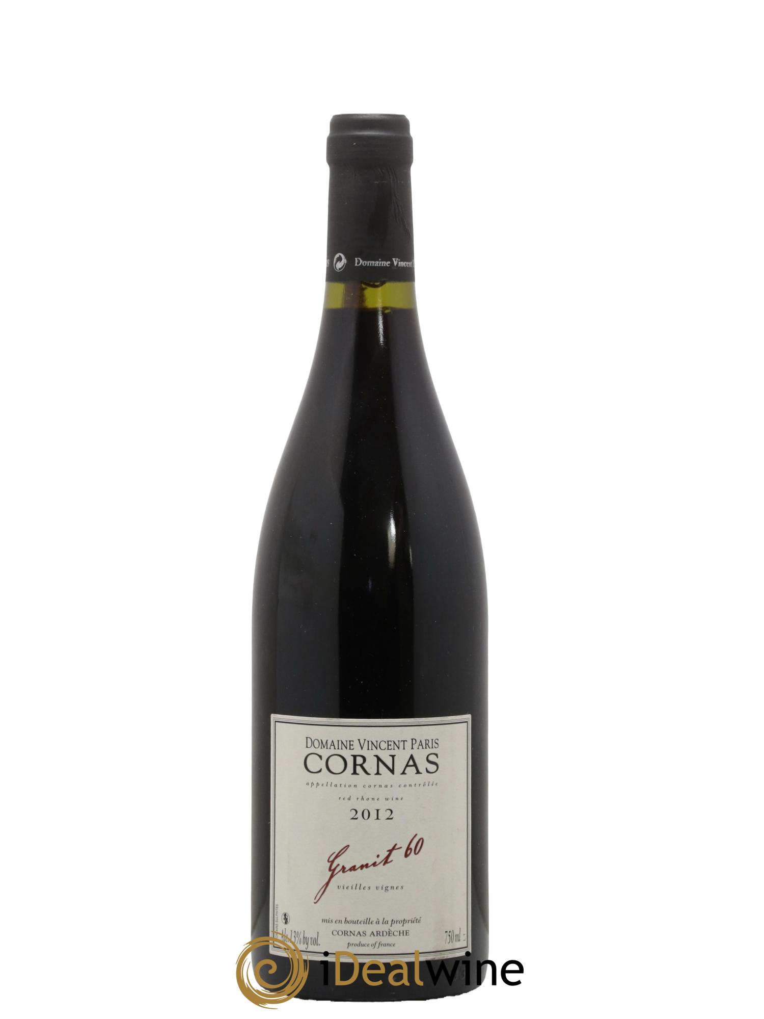 Cornas Granit 60 Vieilles Vignes Vincent Paris 2012 - Lotto di 1 bottiglia - 0