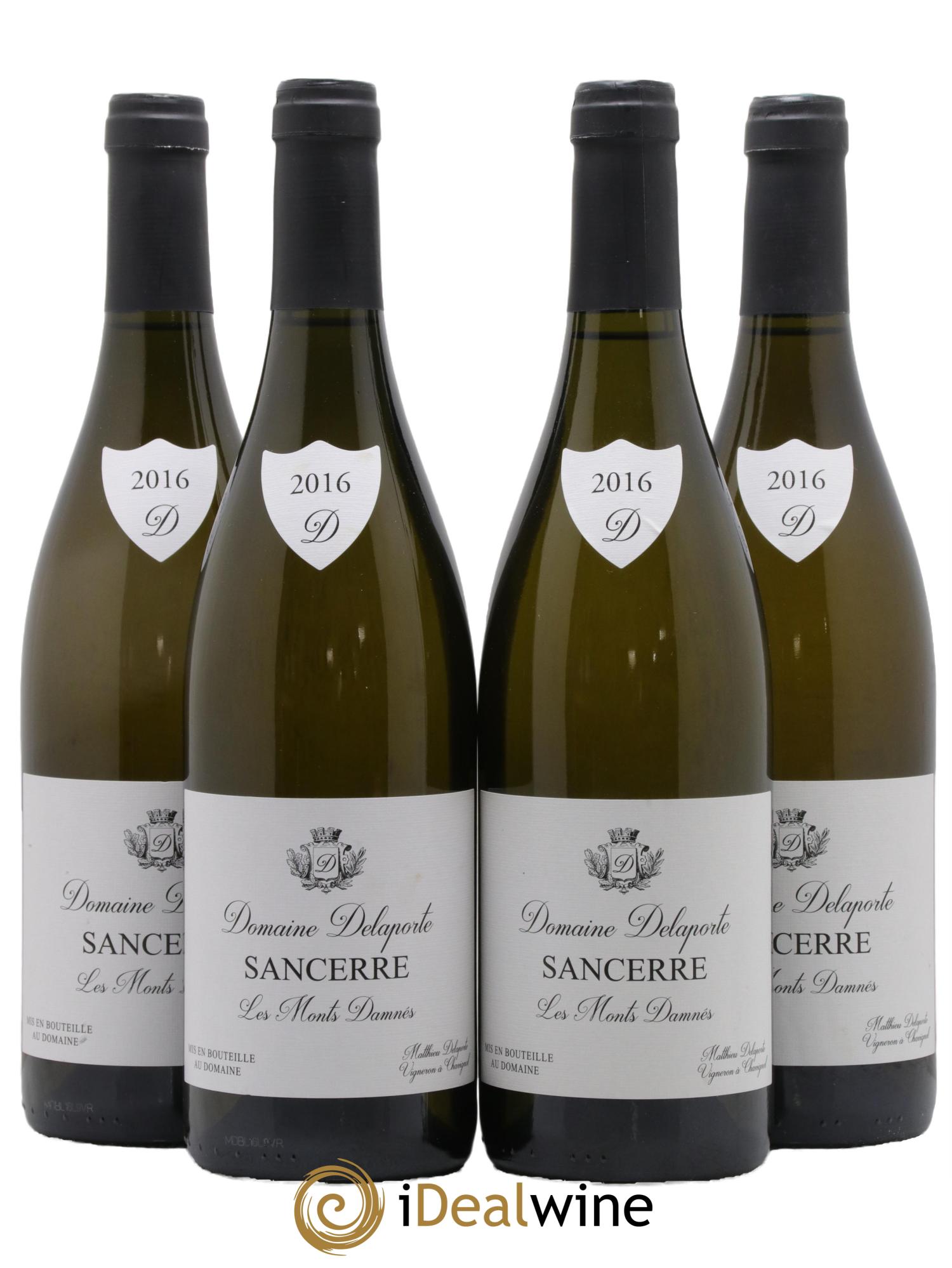 Sancerre Les Monts Damnés Delaporte 2016 - Lotto di 4 bottiglie - 0