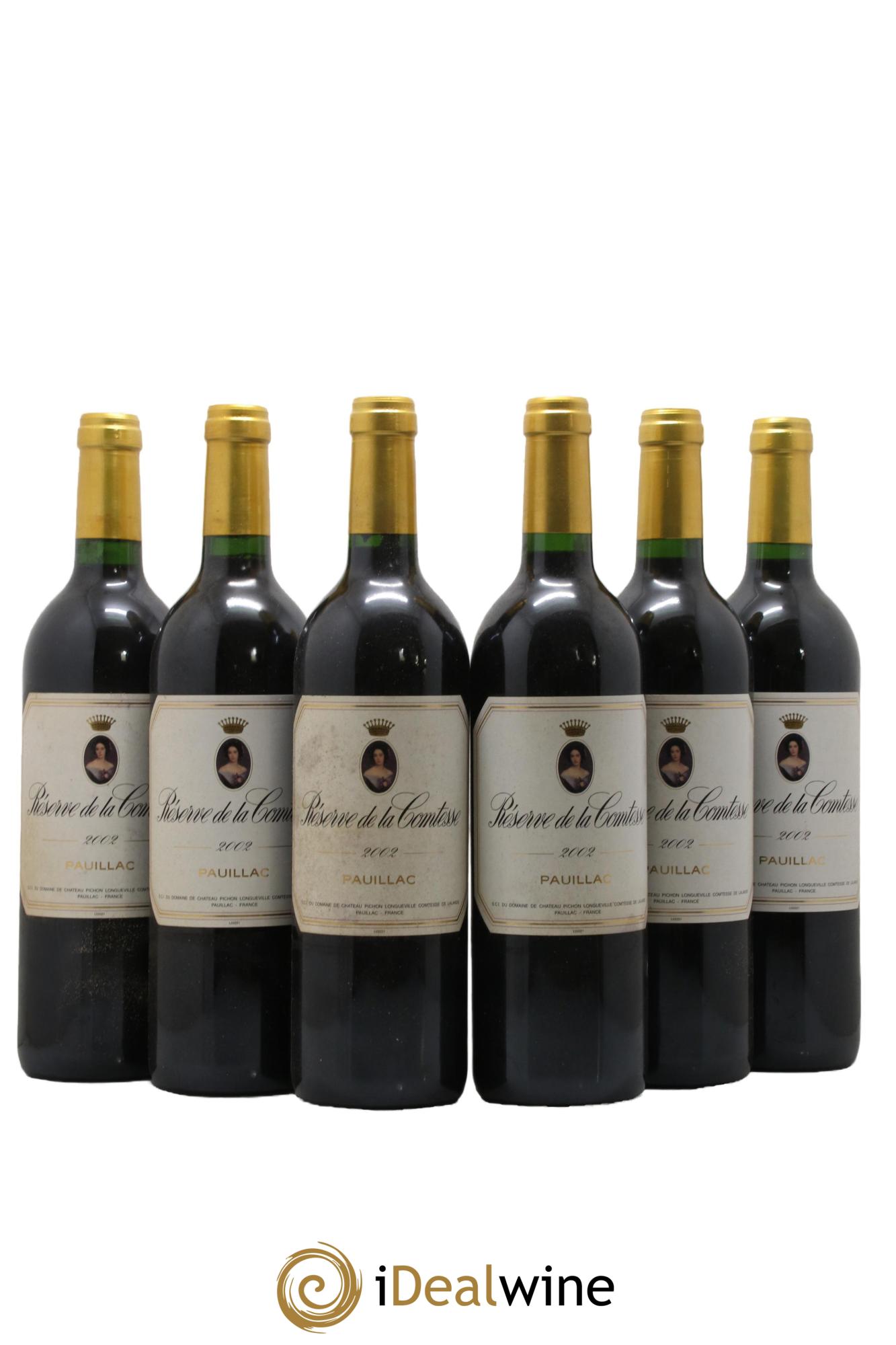 Réserve de la Comtesse Second Vin 2002 - Lot de 6 bouteilles - 0