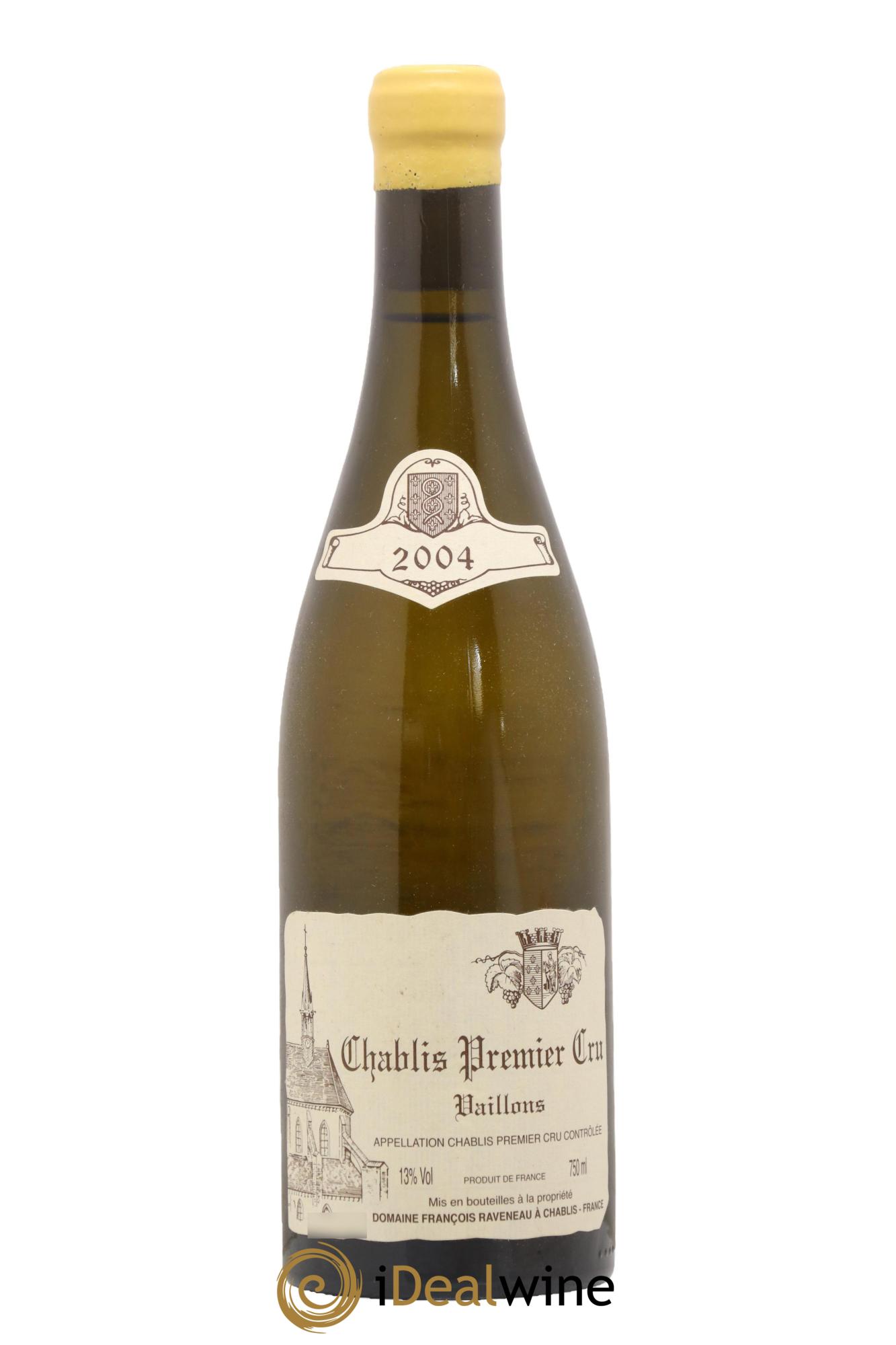 Chablis 1er Cru Vaillons Raveneau (Domaine) 2004 - Lot of 1 bottle - 0