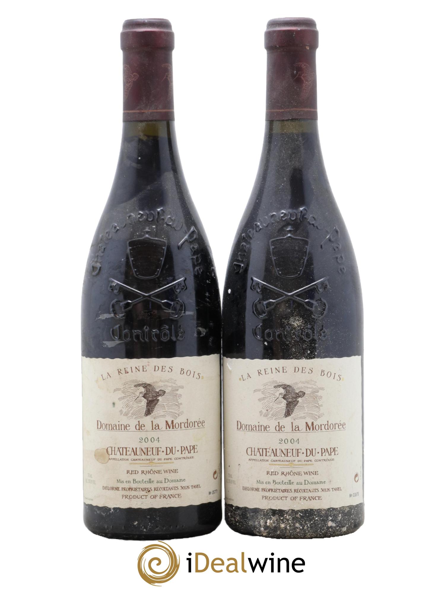 Châteauneuf-du-Pape  Cuvée de la Reine des Bois La Mordorée (Domaine de) 2004 - Lot de 2 bouteilles - 0