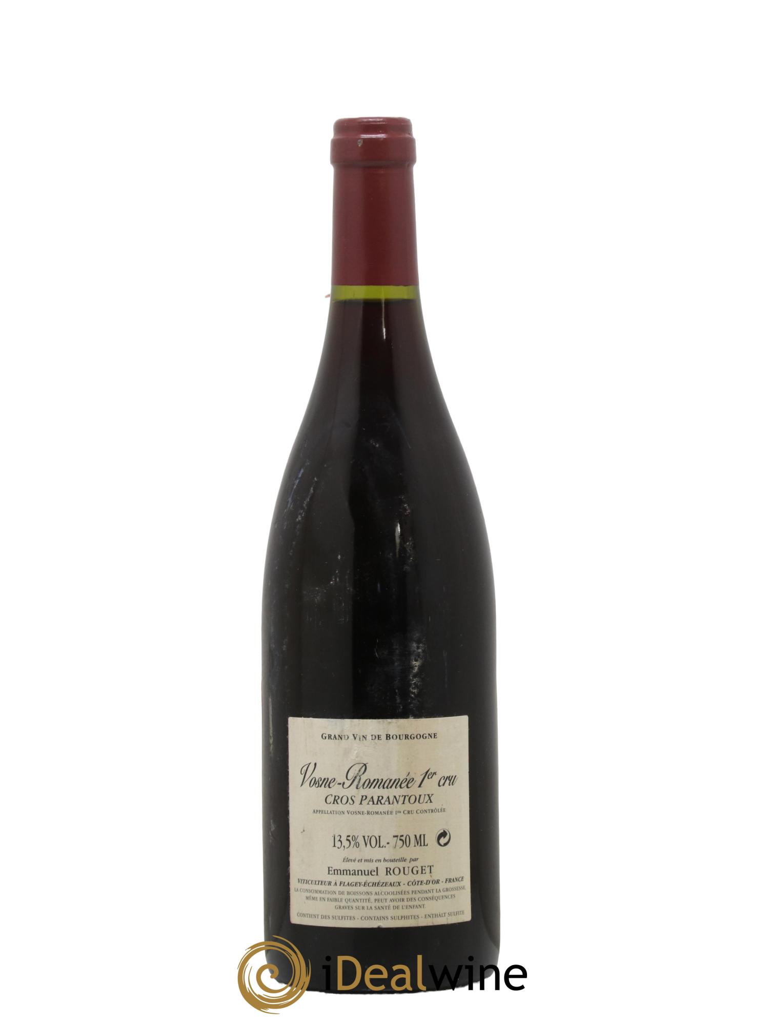 Vosne-Romanée 1er Cru Cros Parantoux Emmanuel Rouget  2006 - Lotto di 1 bottiglia - 1