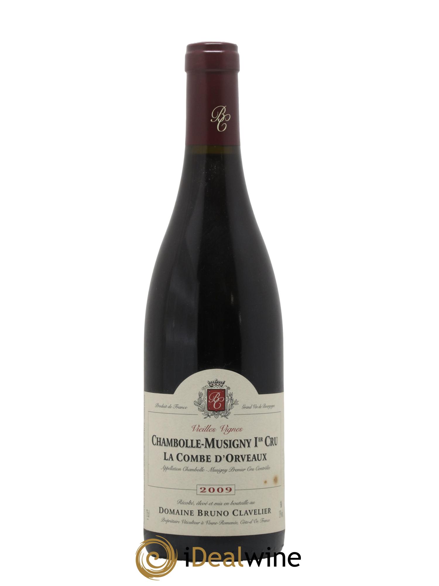 Chambolle-Musigny 1er Cru La Combe d'Orveaux Vieilles Vignes Bruno Clavelier 2009 - Lot of 1 bottle - 0