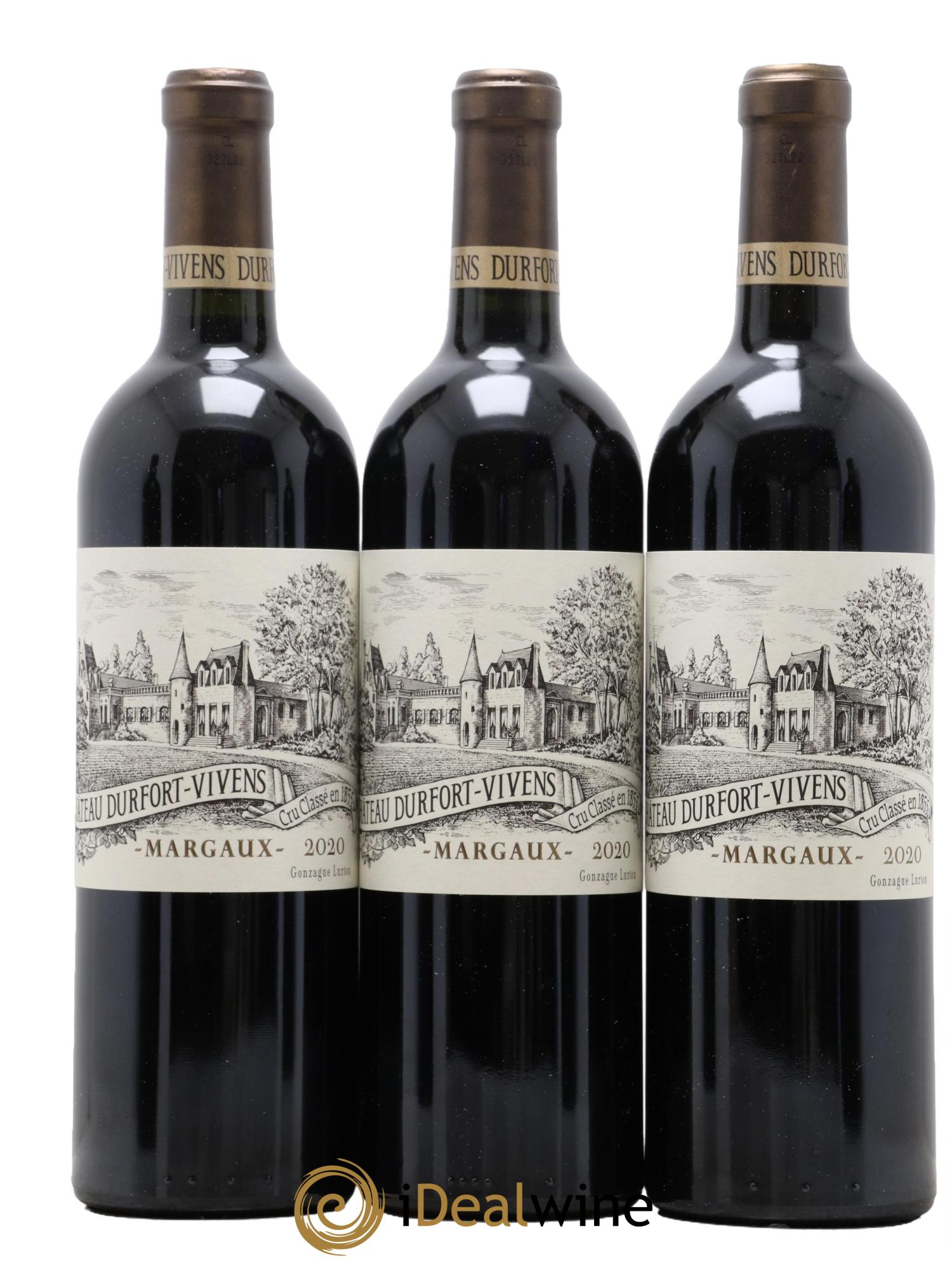 Château Durfort Vivens 2ème Grand Cru Classé 2020 - Lot de 12 bouteilles - 2